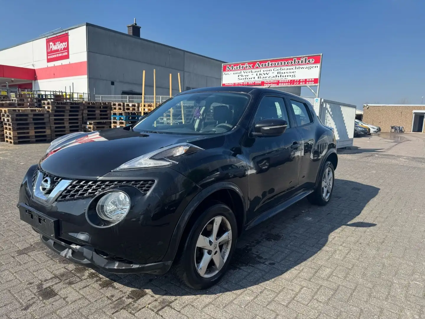 Nissan Juke Visia,Klima,Euro5 Schwarz - 1