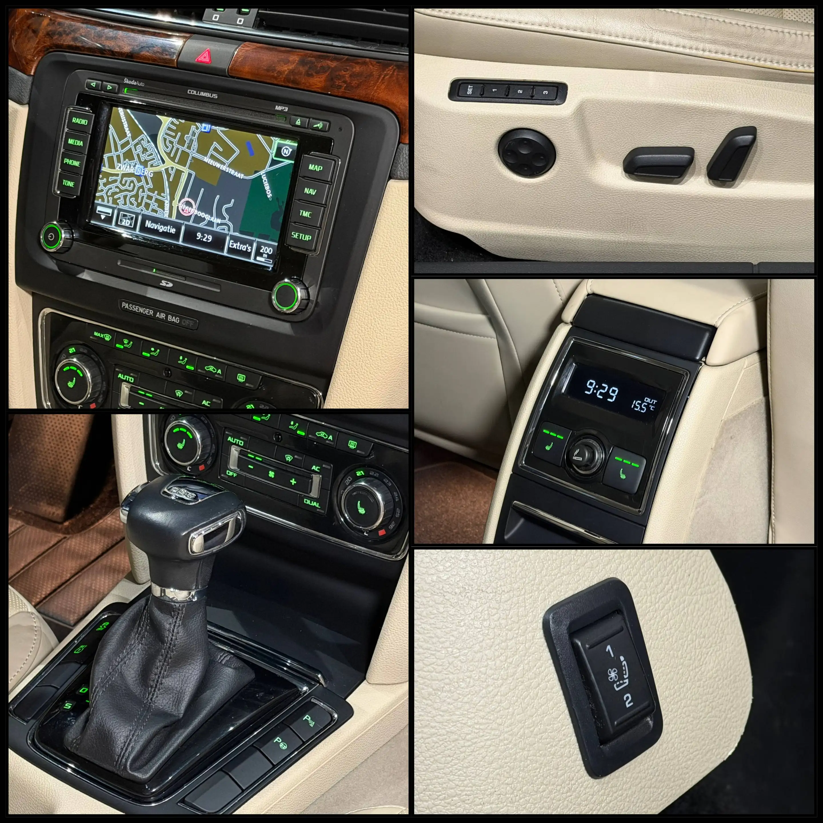 Skoda Superb SW✅1.8 TSI DSG 12 Maanden GARANTIE Memory Leder Verw+Gekoelde Zetels Navi Xenon Trekhaak — photo 12