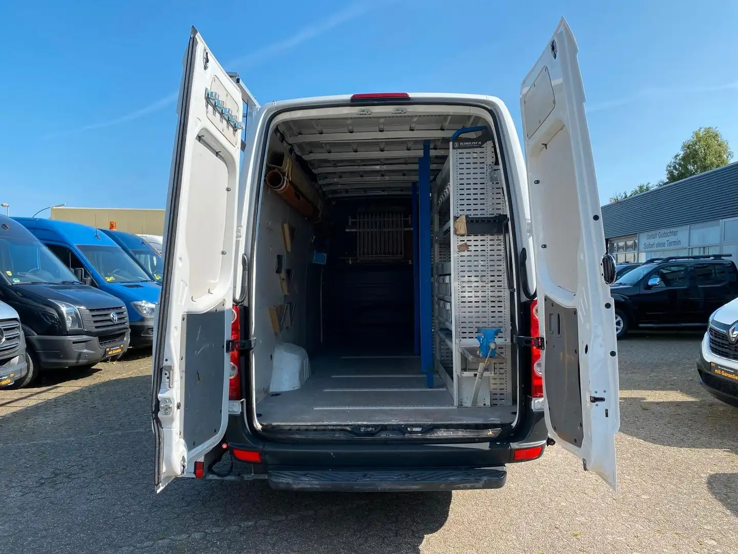 Volkswagen Crafter Maxi Hoch+Lang L3-H2*Glaßtransporter* Wit - 2