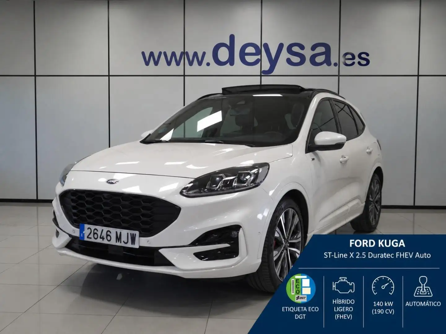 Ford Kuga ST-Line X 2.5 Duratec FHEV Auto Blanco - 1