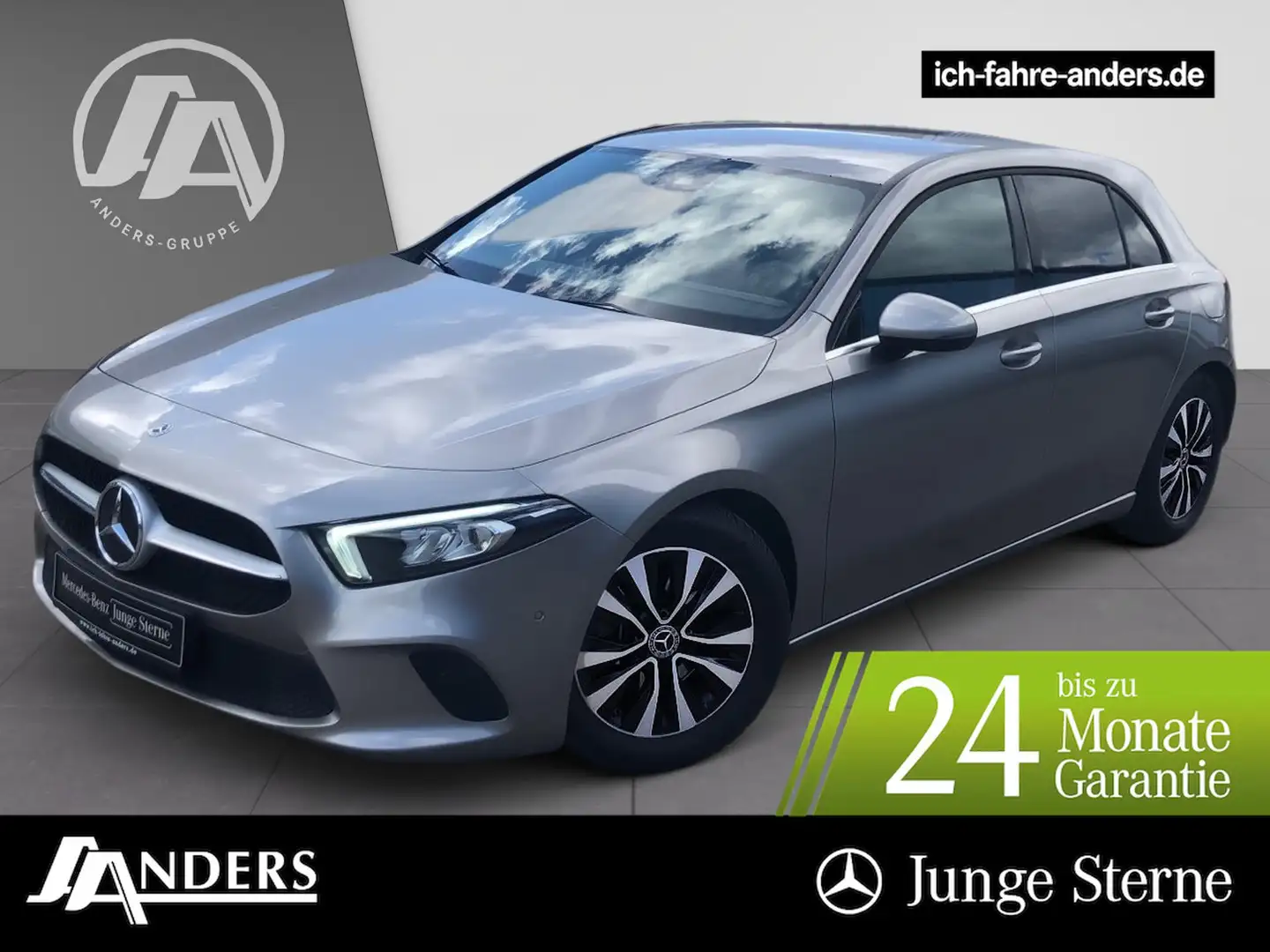 Mercedes-Benz A 180 d STYLE+MBUX+SHZ+LED+PDC+Kamera+Tempomat Zilver - 1