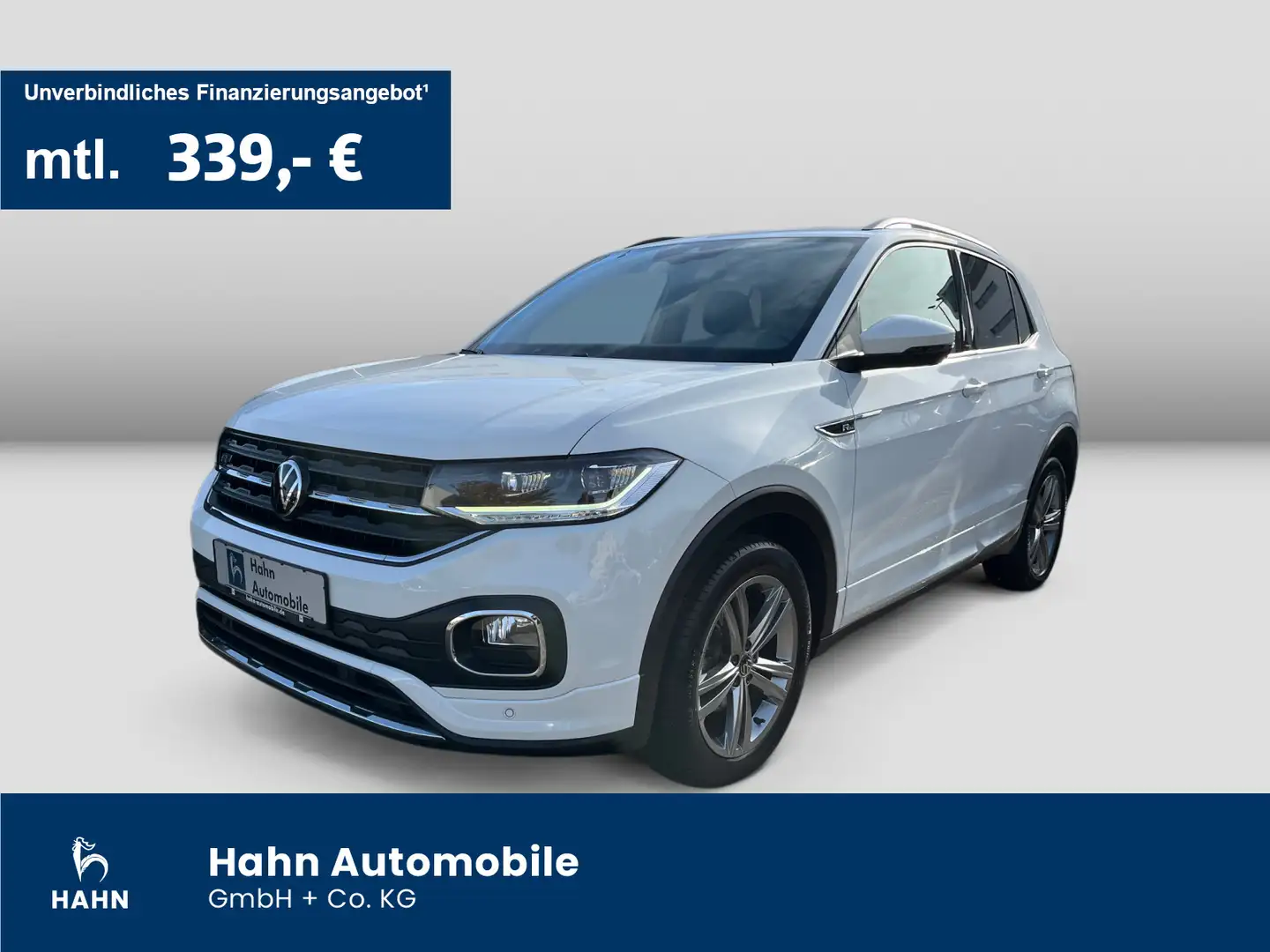 Volkswagen T-Cross 1.0TSI DSG Life R-Line LED Nav ACC Sitzh Weiß - 1