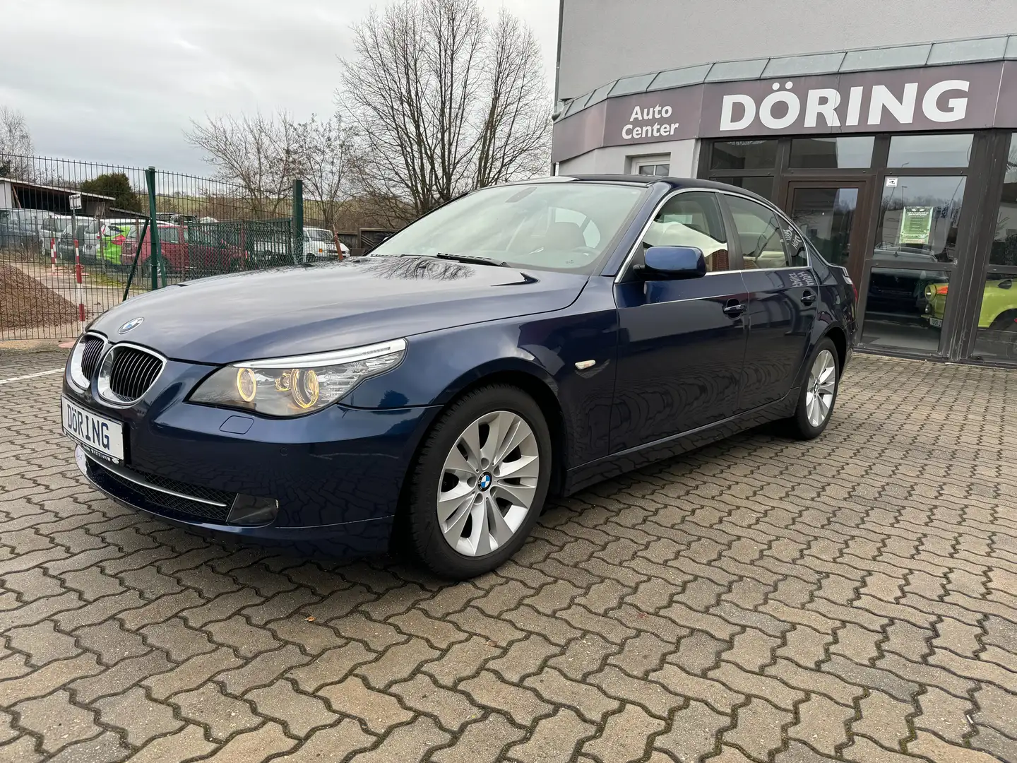 BMW 523 523i Leder Xenon Navi Niebieski - 2