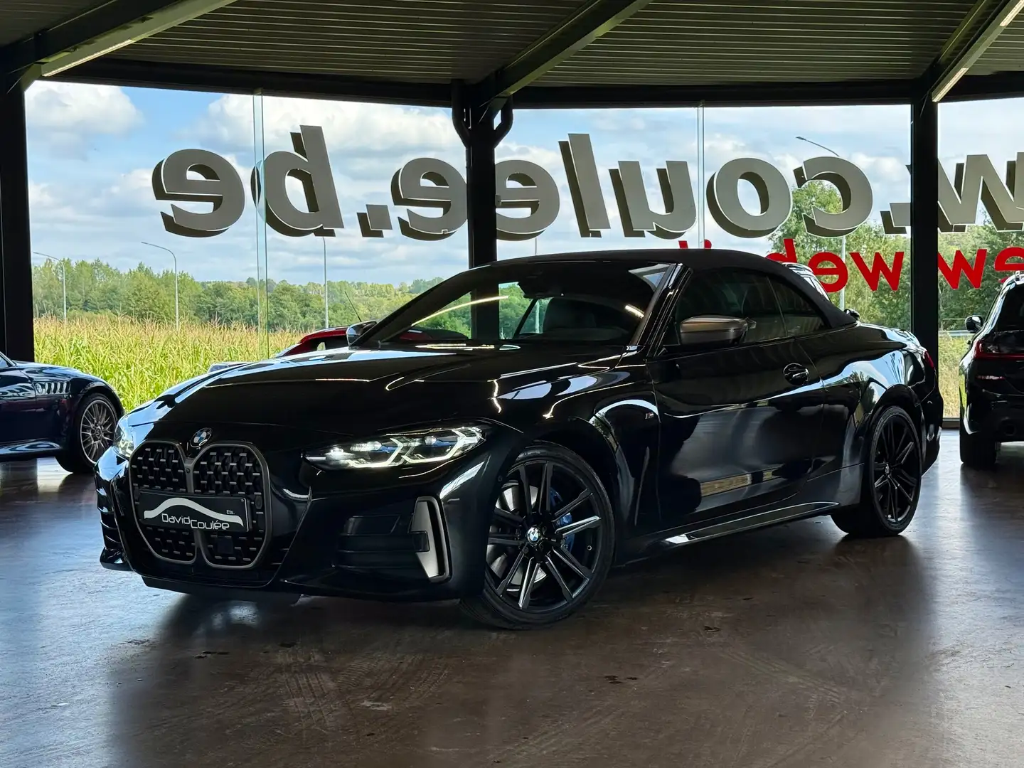 BMW 440 M440iXAS Cabriolet, TVA 21%, Laser, Cam 360° Noir - 1