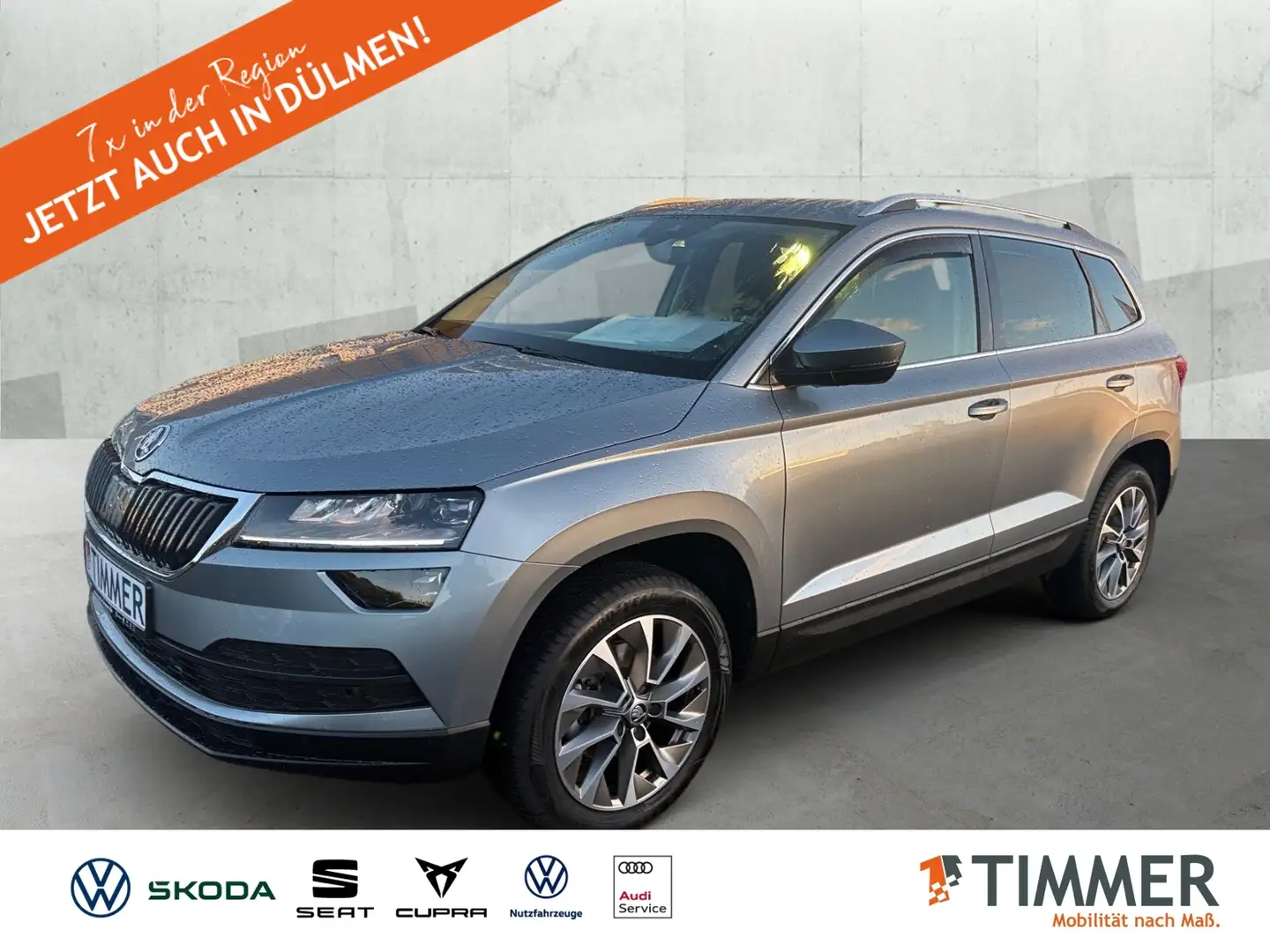Skoda Karoq 1.5 TSI CLEVER *LED *TEMPO *NAVI *SHZ *17" *APP-C Gris - 1
