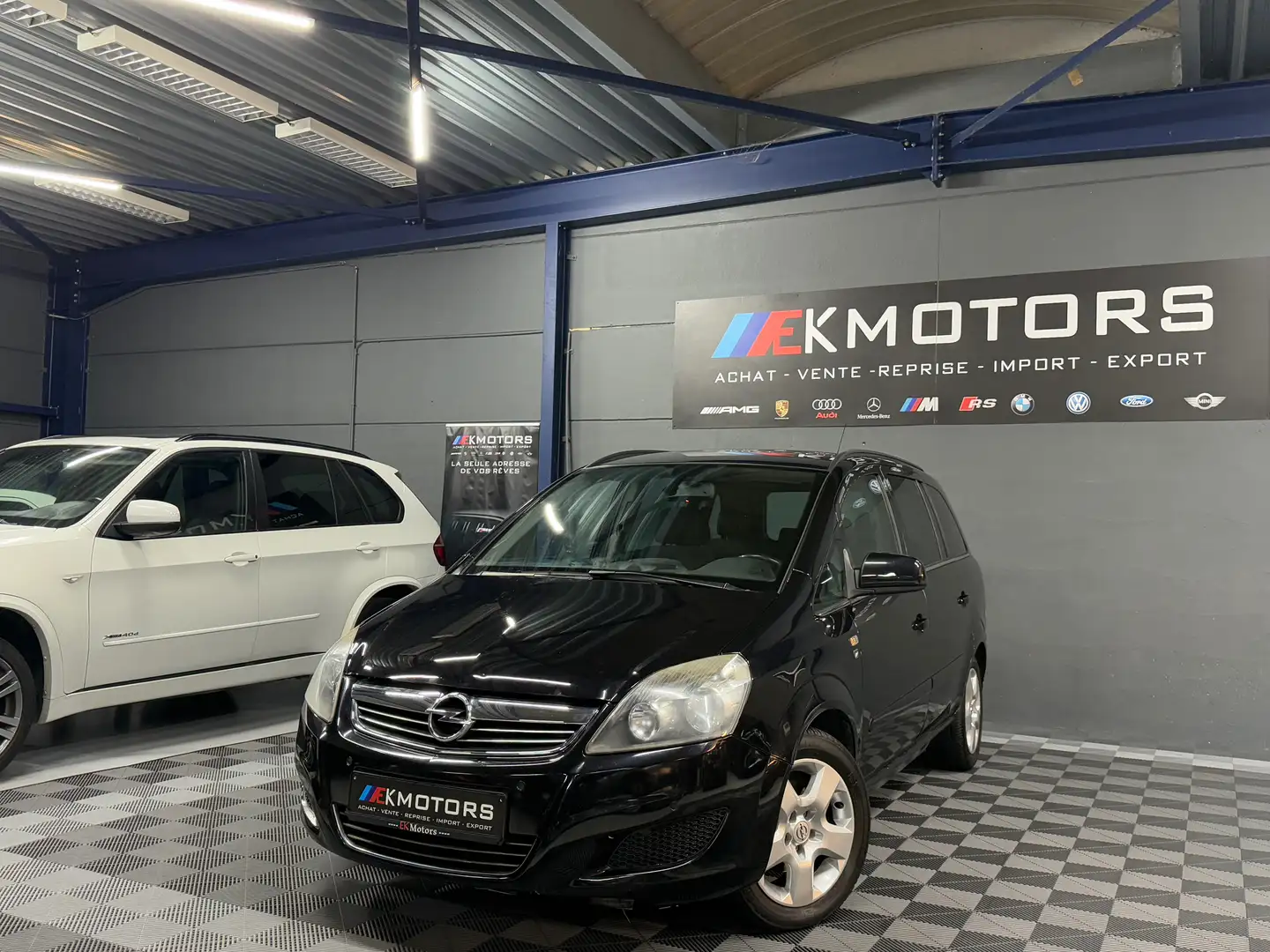 Opel Zafira °AIRCO°7PLACES°CRUISE°P.AUTO Schwarz - 1