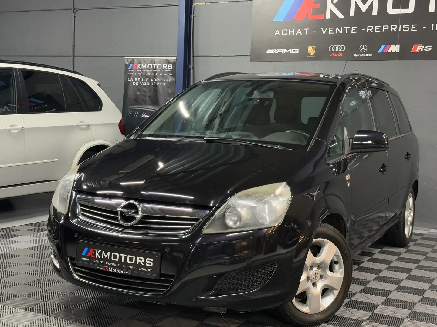 Opel Zafira °AIRCO°7PLACES°CRUISE°P.AUTO Schwarz - 2