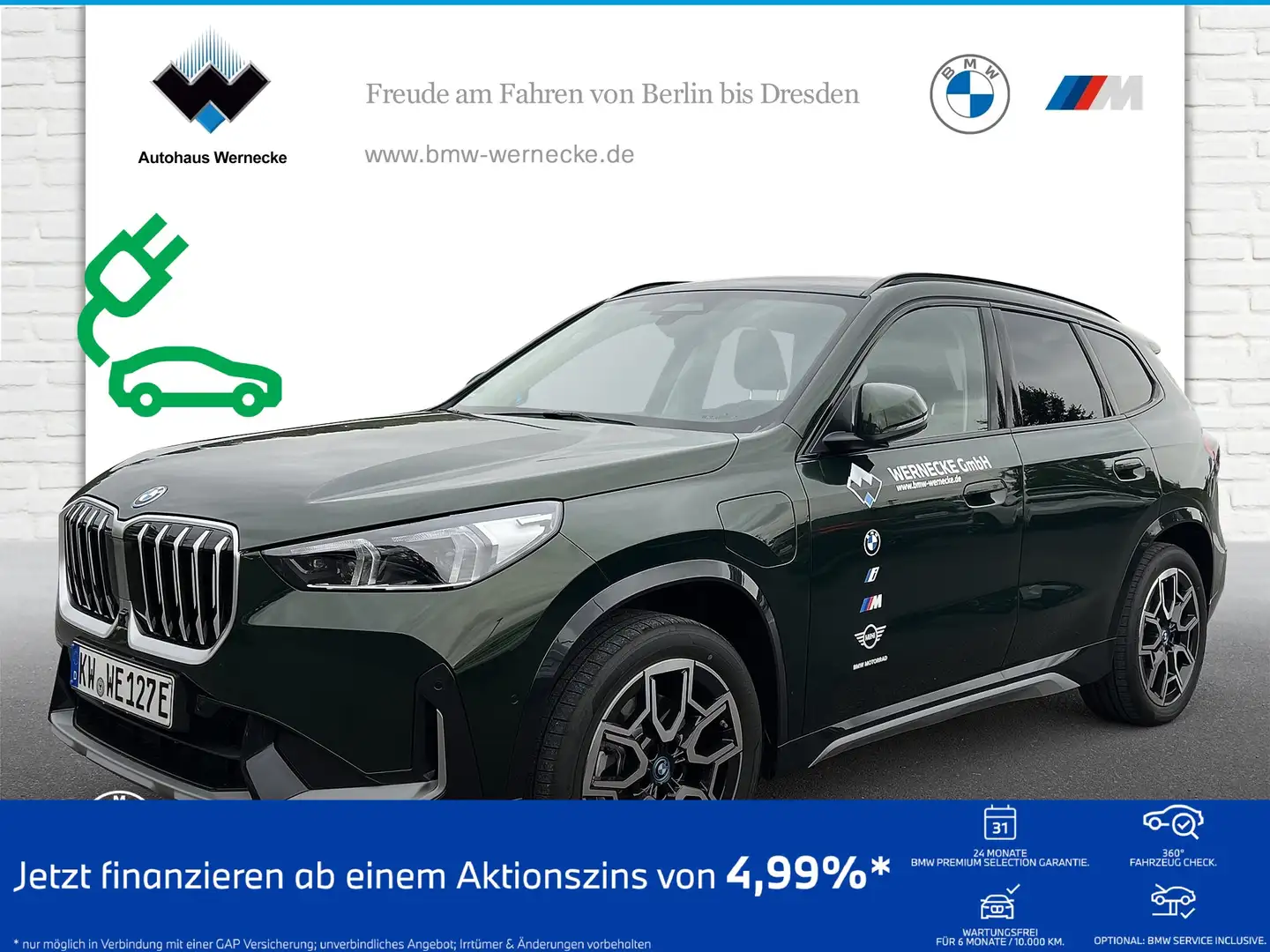 BMW X1 xDrive25e  H&K, Head Up, Memory Groen - 1