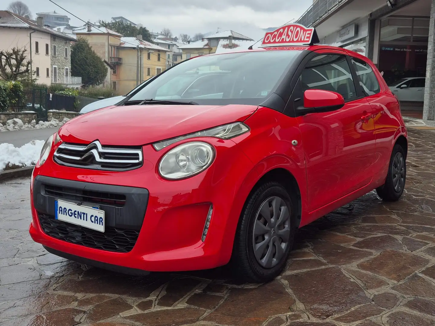 Citroen C1 3p 1.0 vti Feel E6 '16 SOLO KM 68500 Rot - 1