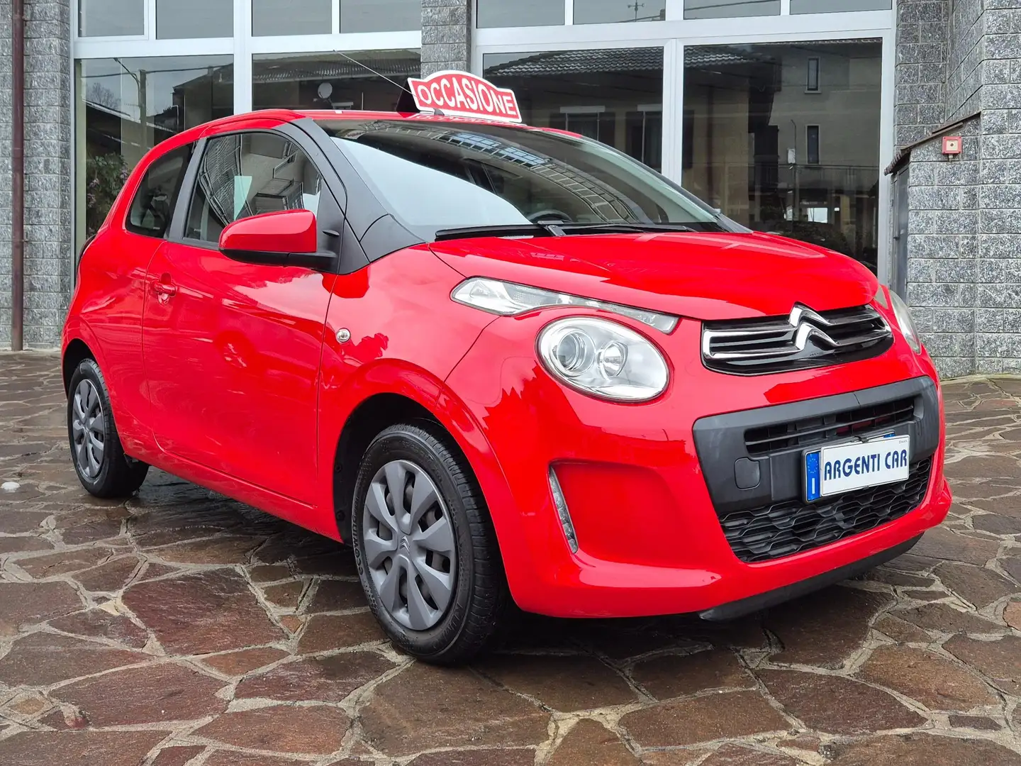 Citroen C1 3p 1.0 vti Feel E6 '16 SOLO KM 68500 Rot - 2