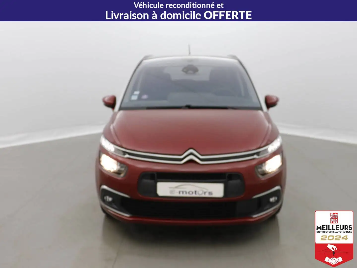 Citroen Grand C4 SpaceTourer PureTech 130 Feel +Caméra +PDC AR/AV Rouge - 2