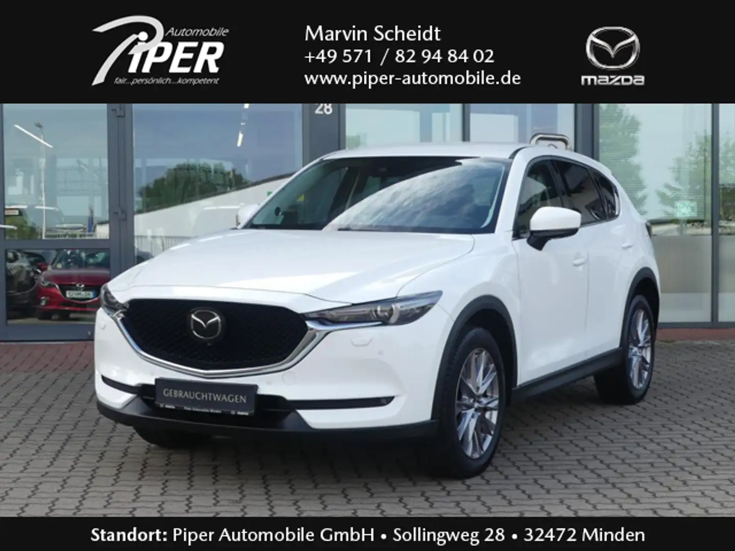 Mazda CX-5 SKYACTIV-G 194 5T 6AG AL-SPORTS LEDER-S TEC-P Weiß - 1