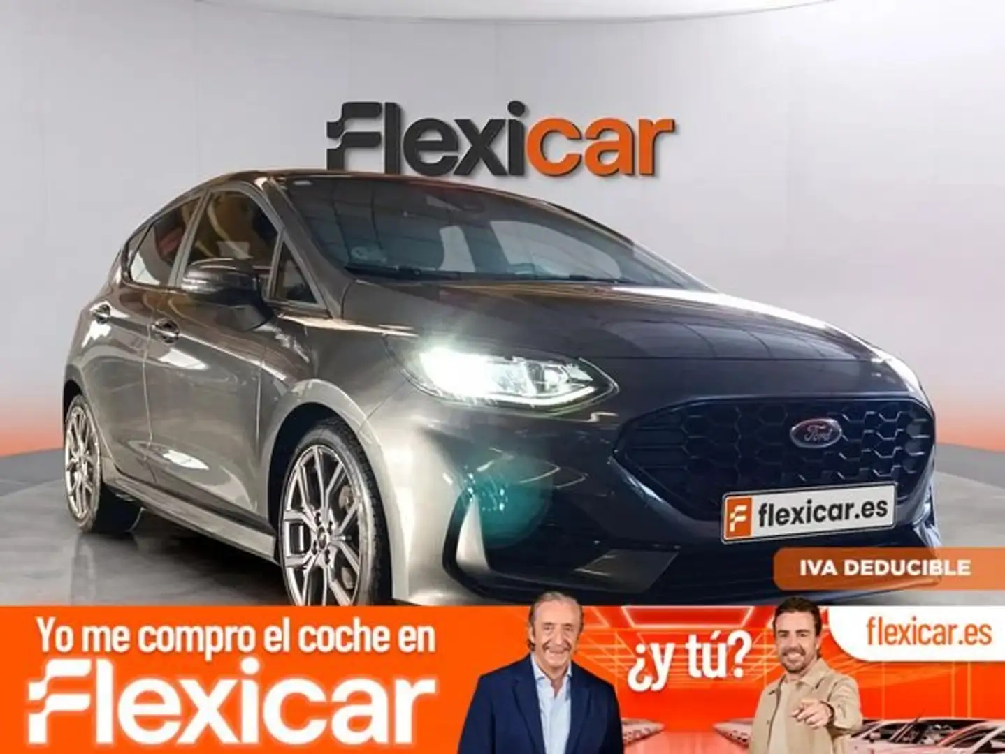 Ford Fiesta 1.0 EcoBoost MHEV 92kW ST-Line Auto 5p Gris - 1