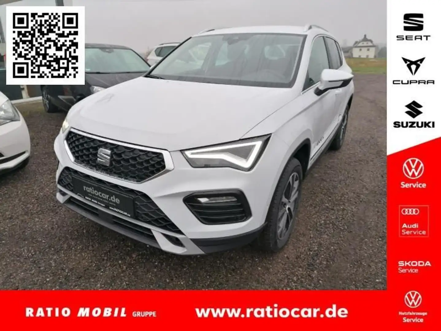 SEAT Ateca ATECA STYLE EDITION 1.5 TSI DSG SITZHEIZ. AHZV Weiß - 1