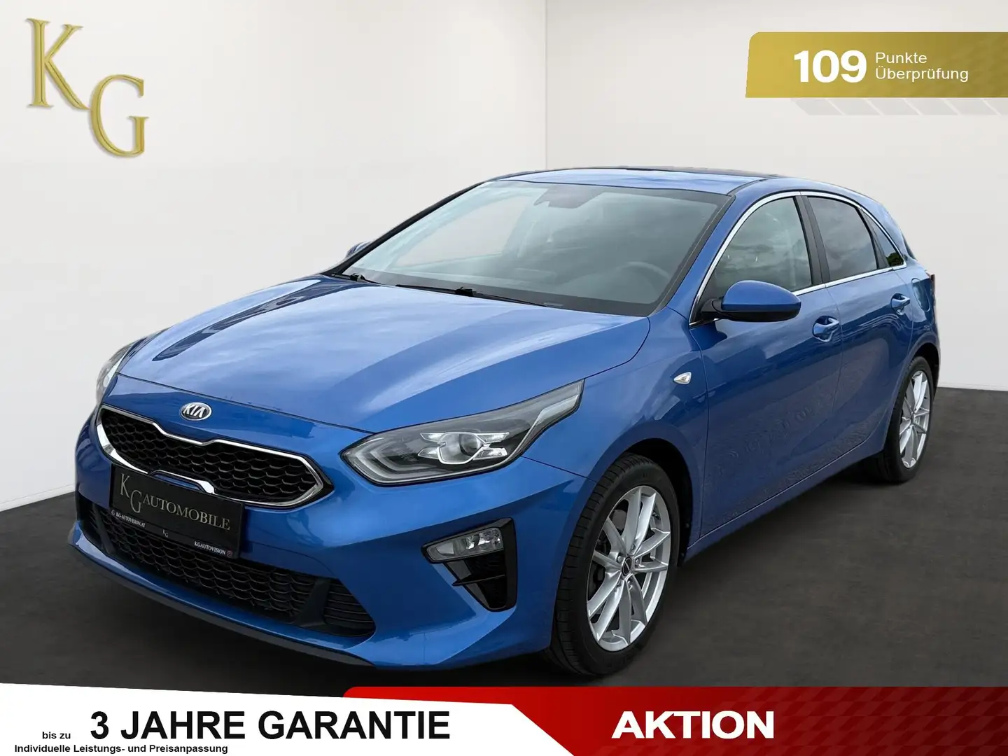 Kia Ceed / cee'd 1,4 TGDI Silber ab ca. 114€ monatlich Blau - 1