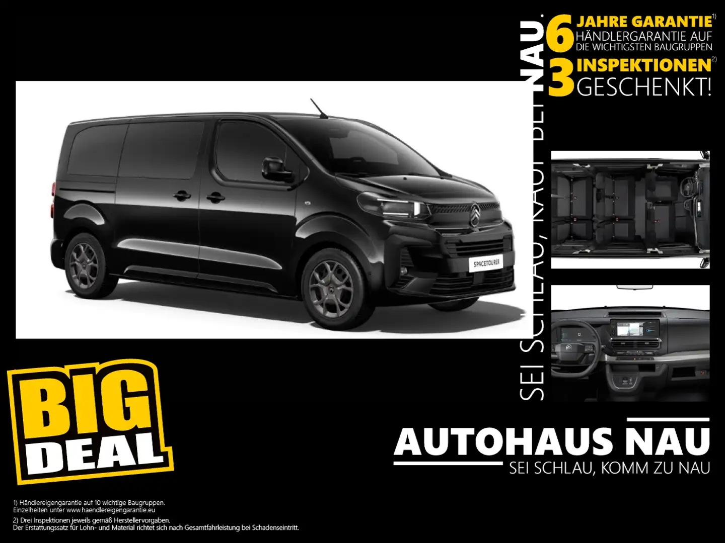 Citroen Spacetourer Plus M 9-Sitzer! Anhängerkupplung! Schwarz - 1