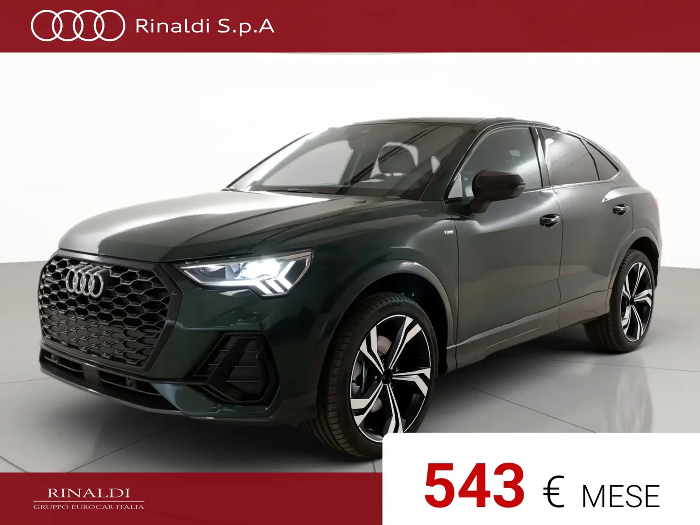 Audi Q3 sportback 40 2.0 tdi s line edition quattro 193cv Grijs - 1