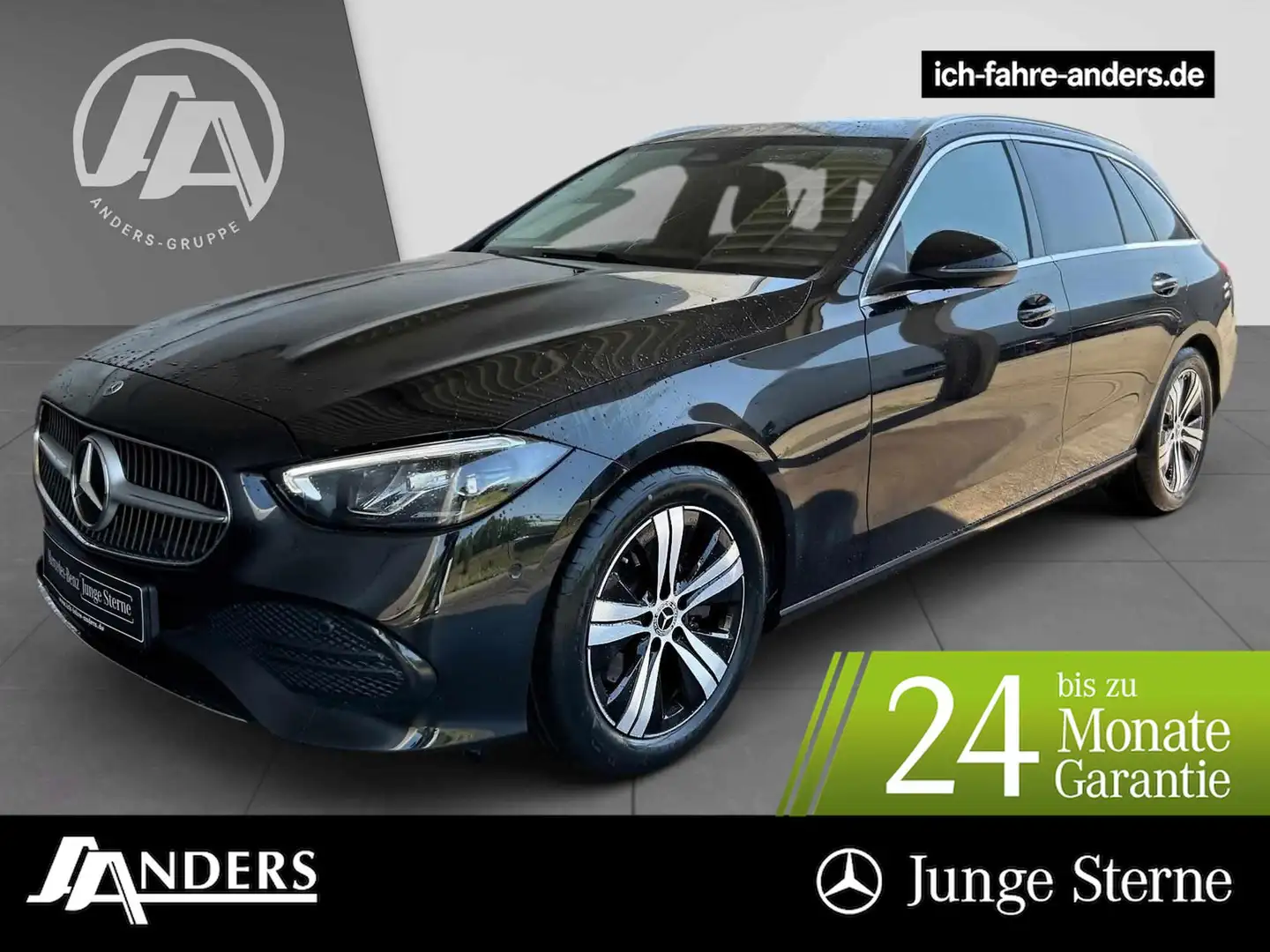 Mercedes-Benz C 200 T Avantgarde+MBUX+LED+Kam+AHK+EASY-P+Apple Schwarz - 1