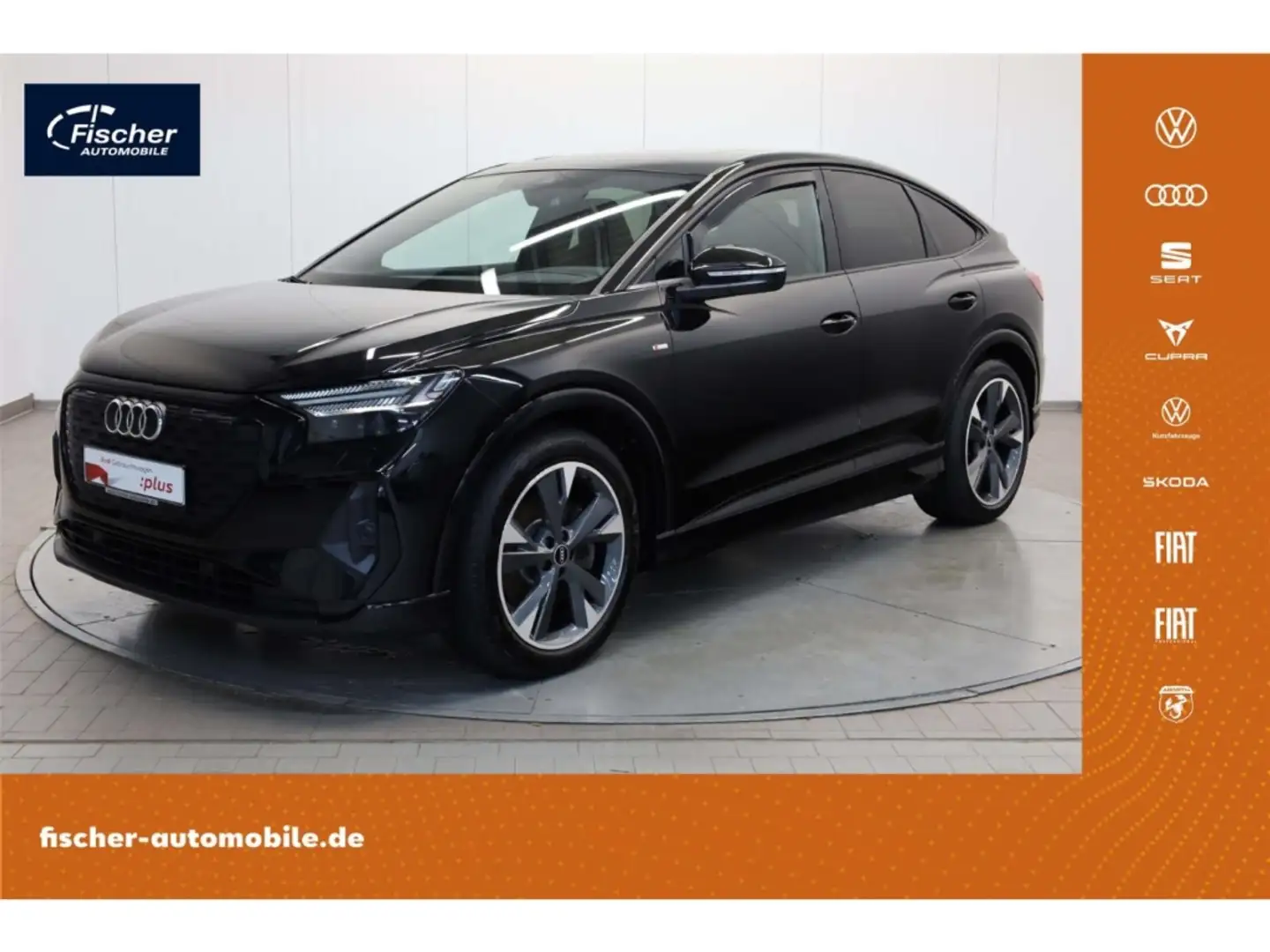 Audi Q4 e-tron Sportback 50 quattro S line Schwarz - 1