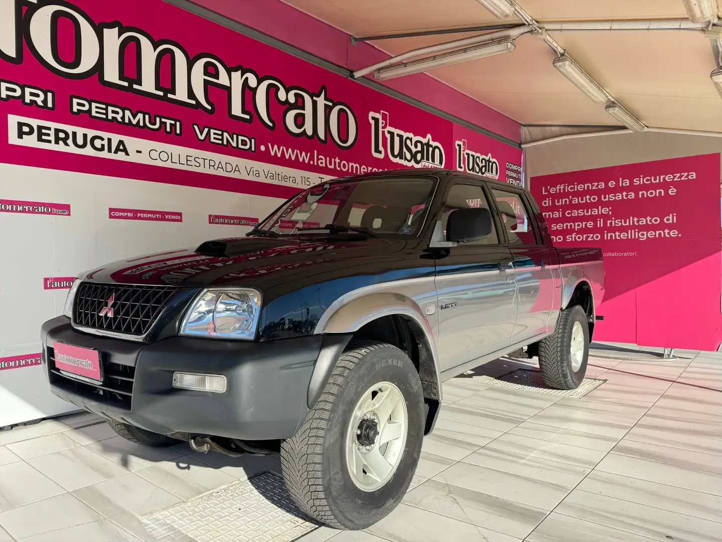 Mitsubishi L200 L200 2.5 TDI 4WD Double Cab Pup. GLS Air Argento - 1