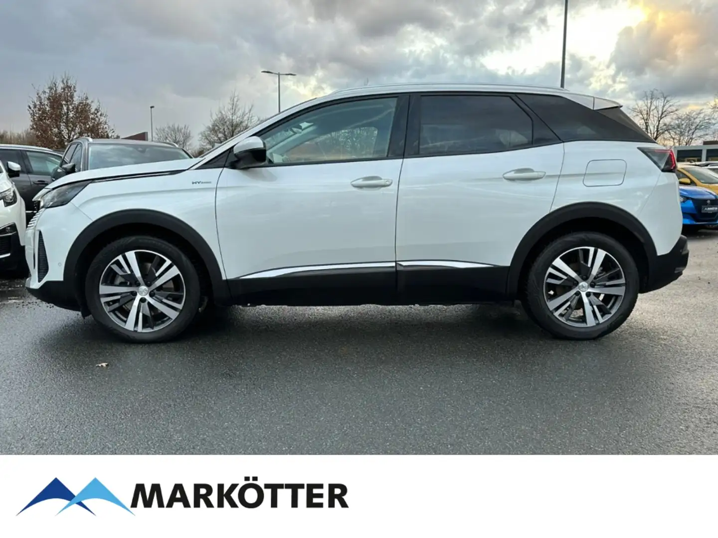 Peugeot 3008 Hybrid 225 Allure Pack ACC/BLIS/CAM/SHZ/LED Blanc - 2