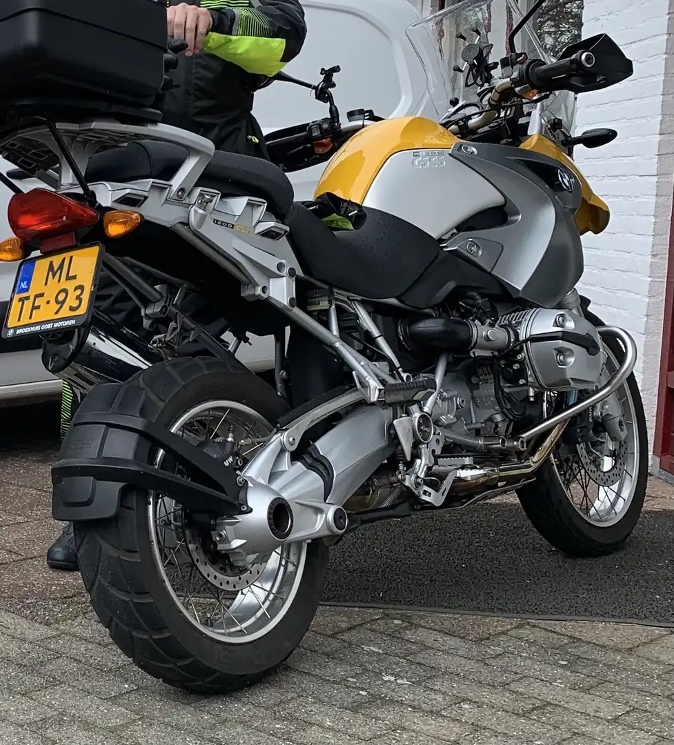 BMW R 1200 GS alarm abs side and back cofers extra foog lighst Yellow - 1