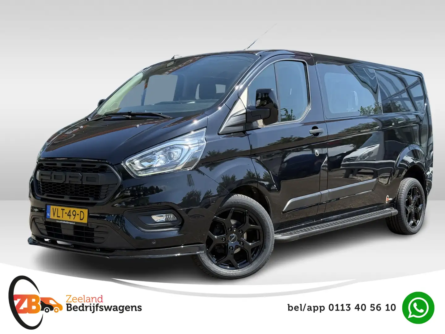 Ford Transit Custom 300 2.0 TDCI L2H1 Raptor | ZB Edition | NL-auto | Zwart - 1