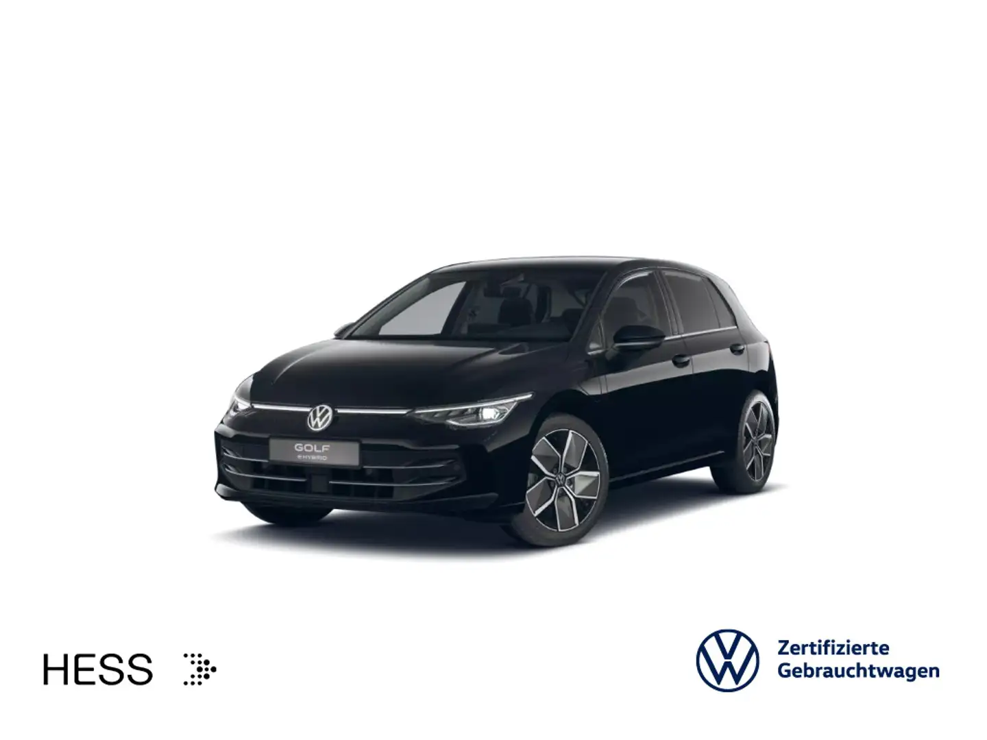 Volkswagen Golf VIII 1.5 e-Hybrid DSG STYLE*IQ.LIGHT*HUD*AH Schwarz - 1