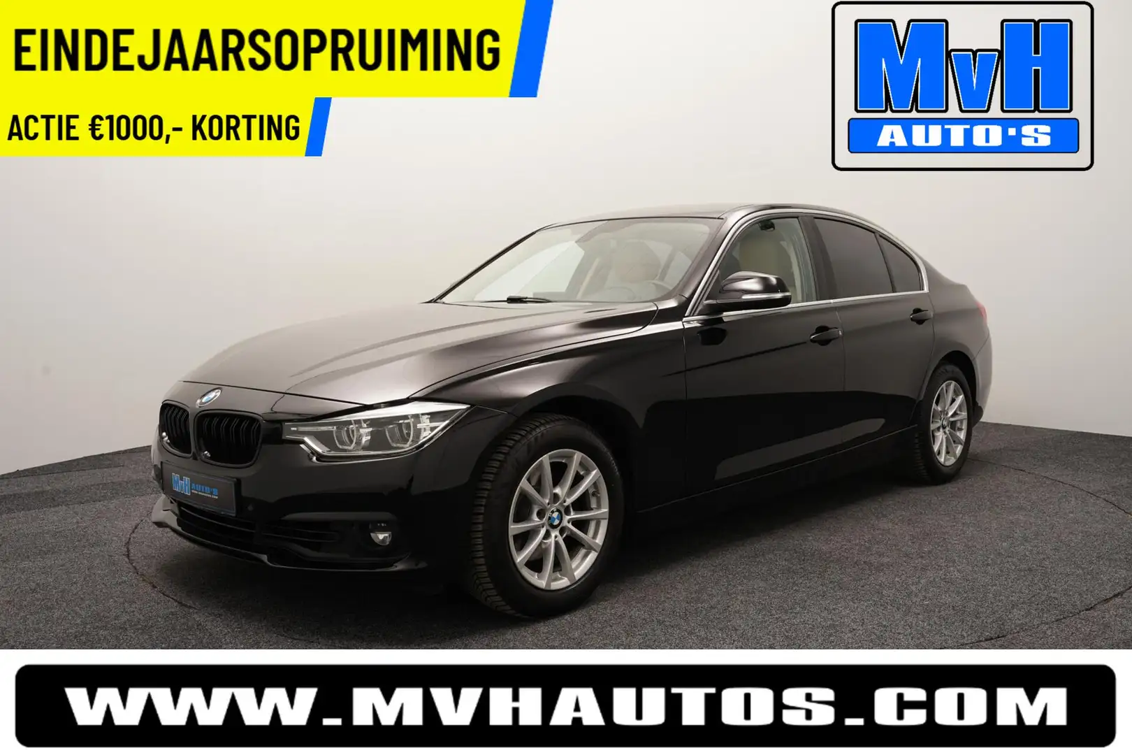 BMW 320 3-serie 320i Centennial High Executive|LEER|LED|OR Zwart - 1