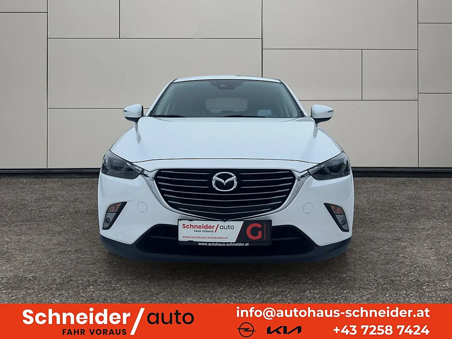 Mazda CX-3 G120 Revolution Aut. Weiß - 2