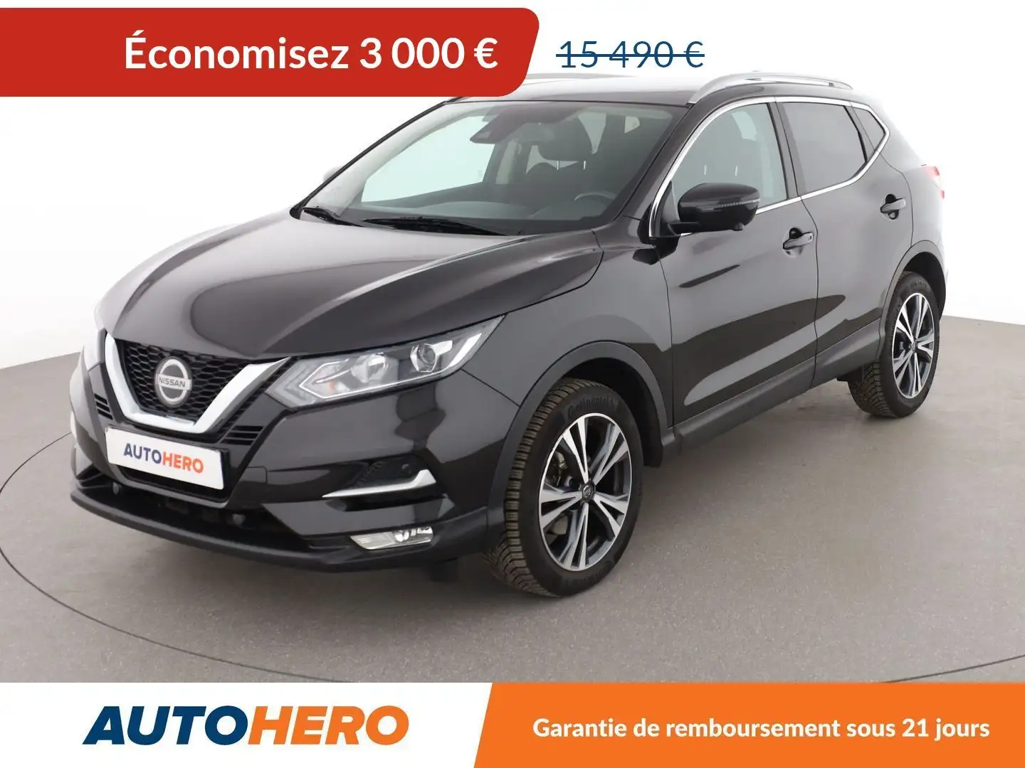 Nissan Qashqai 1.6 DIG-T N-Connecta Noir - 1