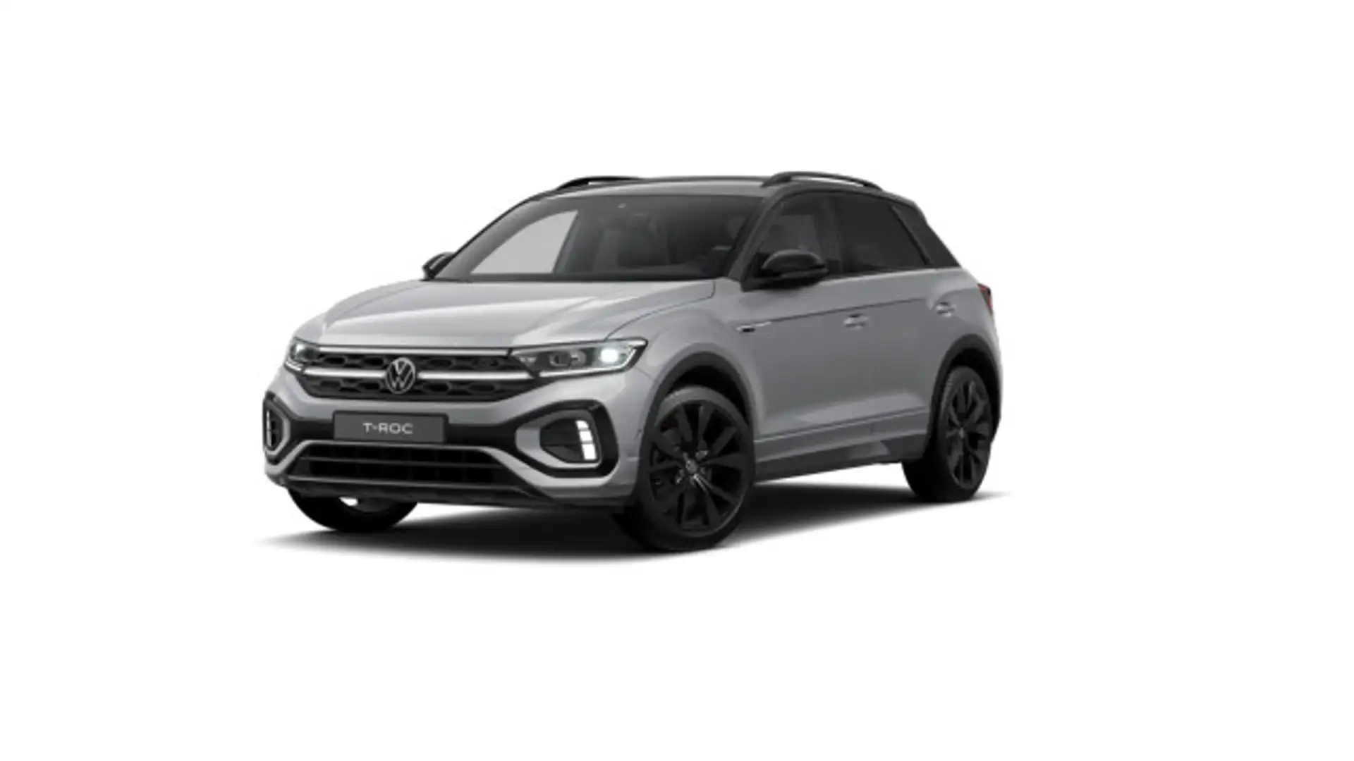 Volkswagen T-Roc R-Line 1.5 TSI DSG AHK Navi Matrix 19" Plateado - 1