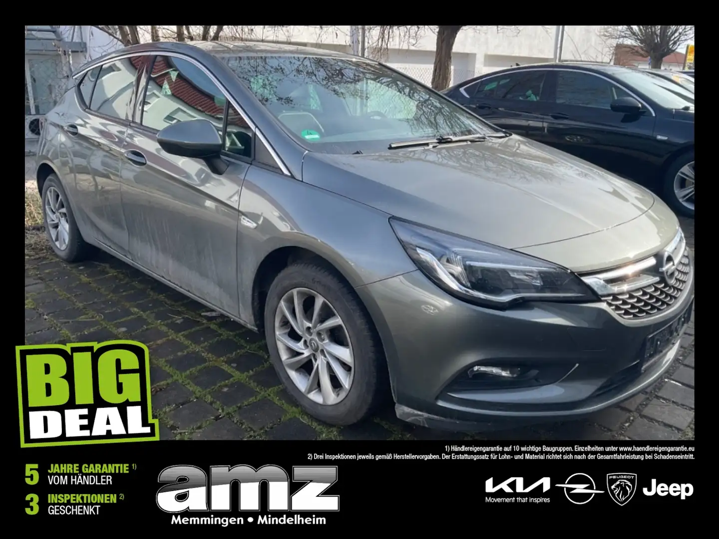 Opel Astra K 1.4 Turbo INNOVATION Navi*Sitzheizung* Gris - 1