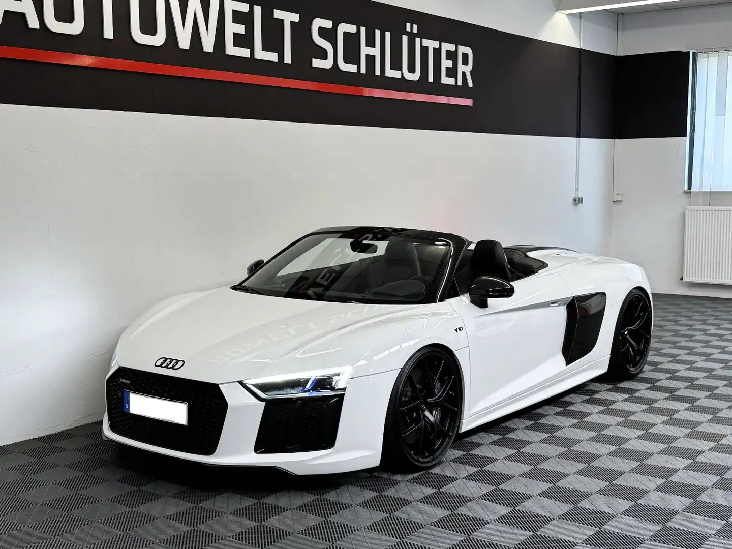 Audi R8 Spyder 5.2 FSI Quattro*BBS 20*KW*Sport-Abgas* Weiß - 1