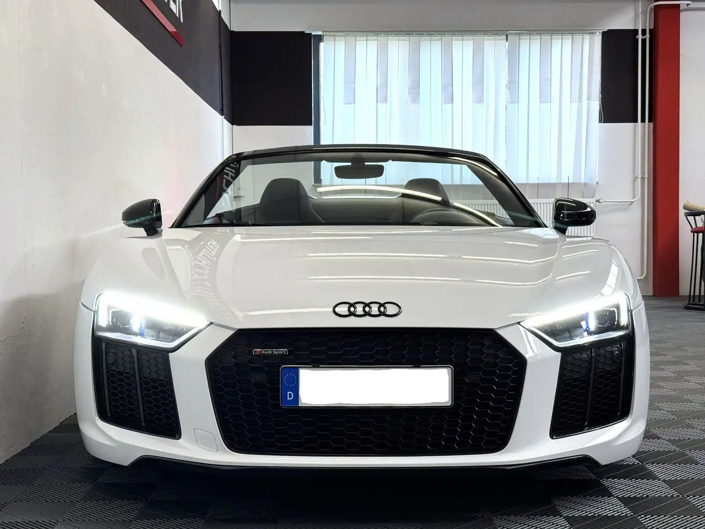 Audi R8 Spyder 5.2 FSI Quattro*BBS 20*KW*Sport-Abgas* Weiß - 2