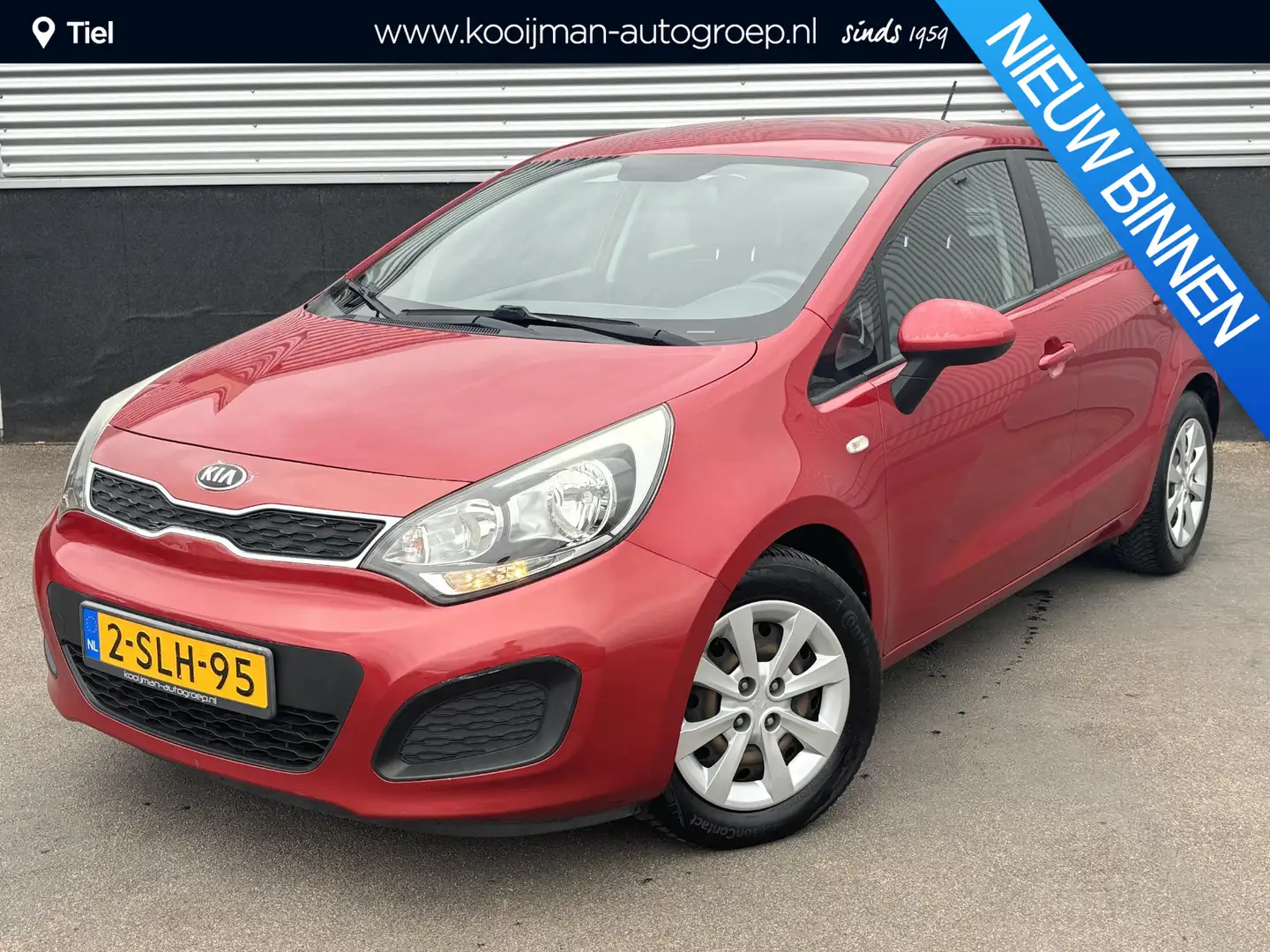 Kia Rio 1.2 CVVT Comfort Pack Airco, 5-deurs, Nieuw geleve Rood - 1