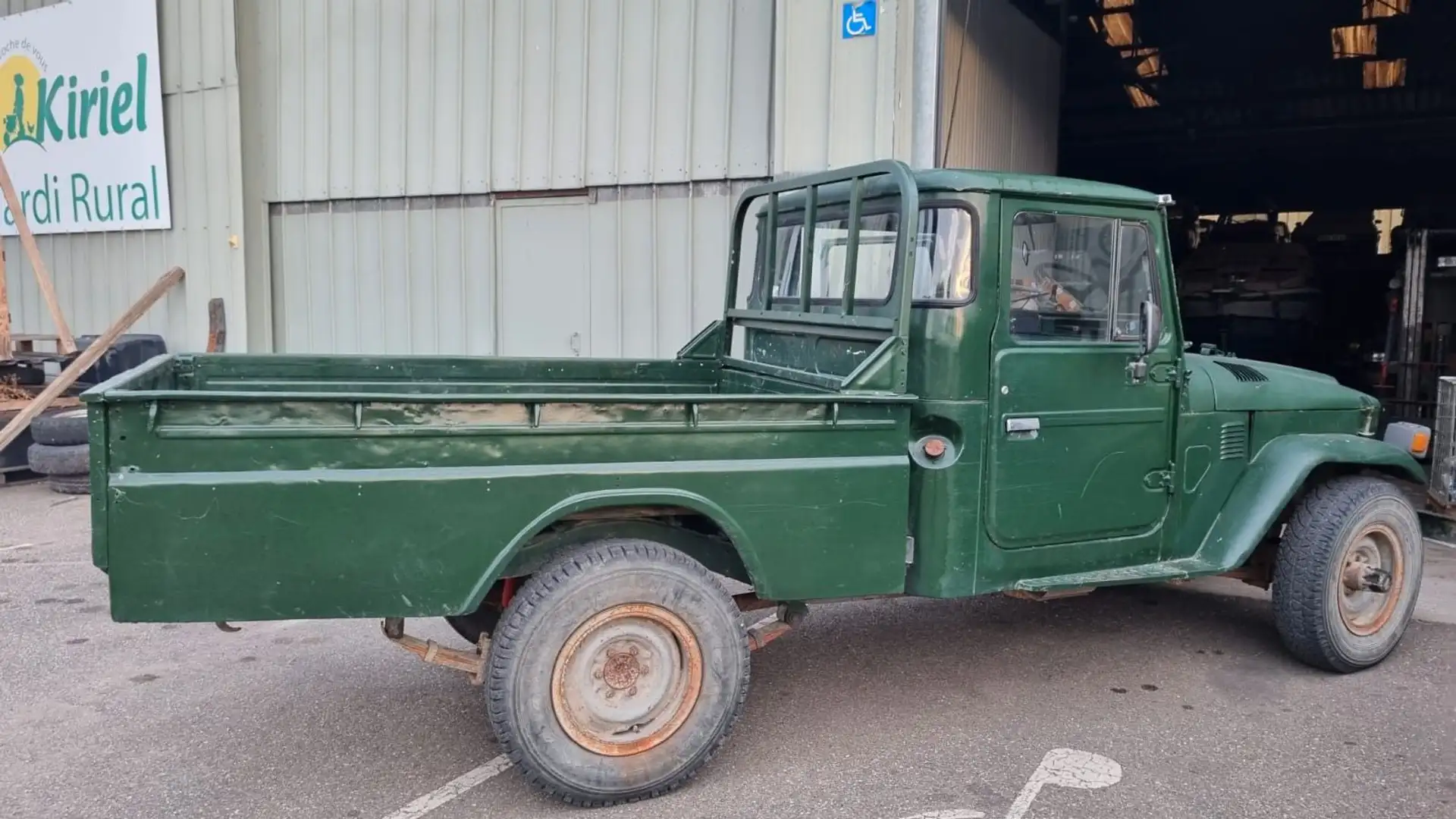 Toyota Land Cruiser HJ45 Pick up Groen - 1