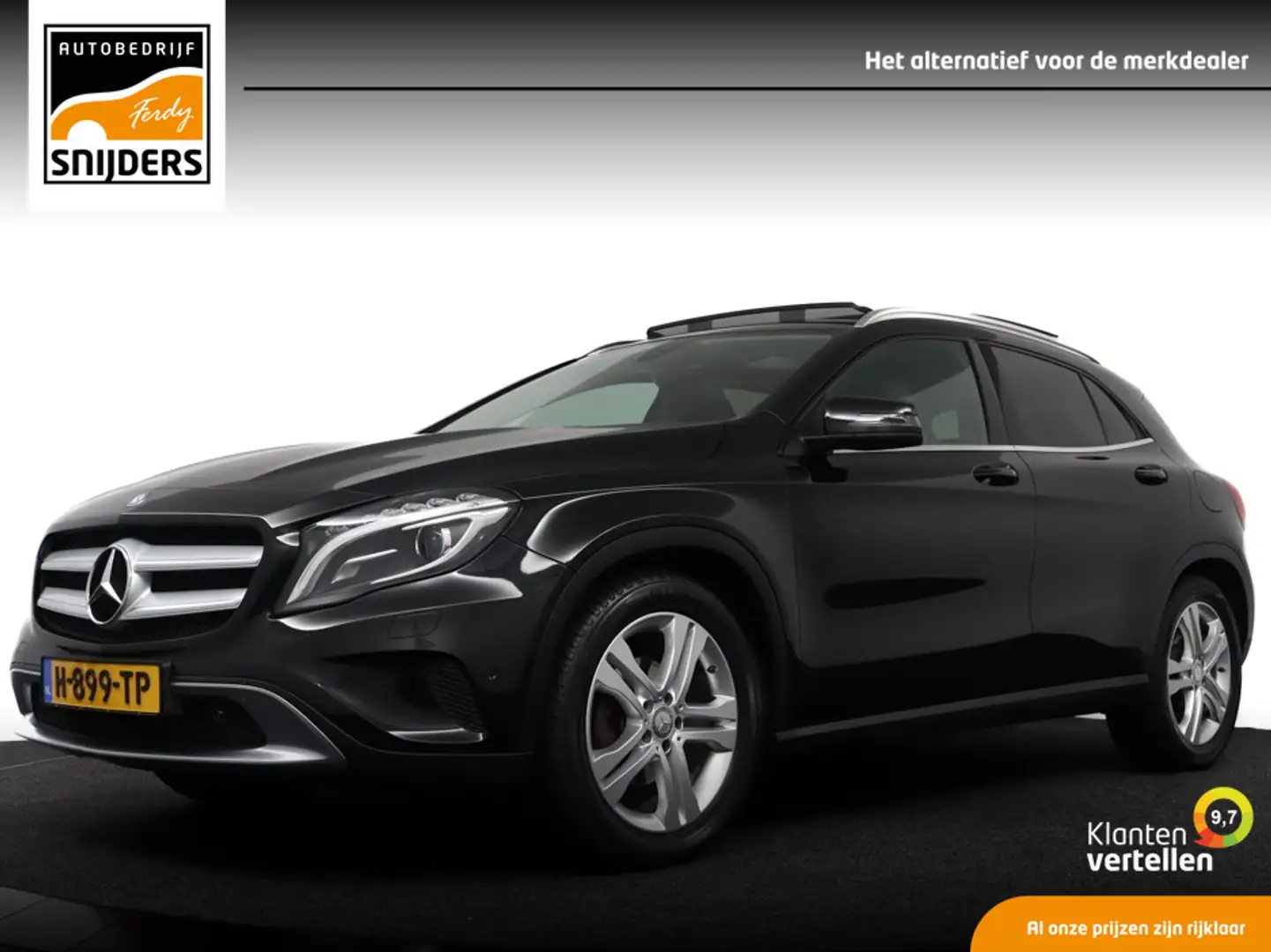 Mercedes-Benz GLA 200 Prestige Urban Panorama | Leer | Navi | Camera | C Zwart - 1