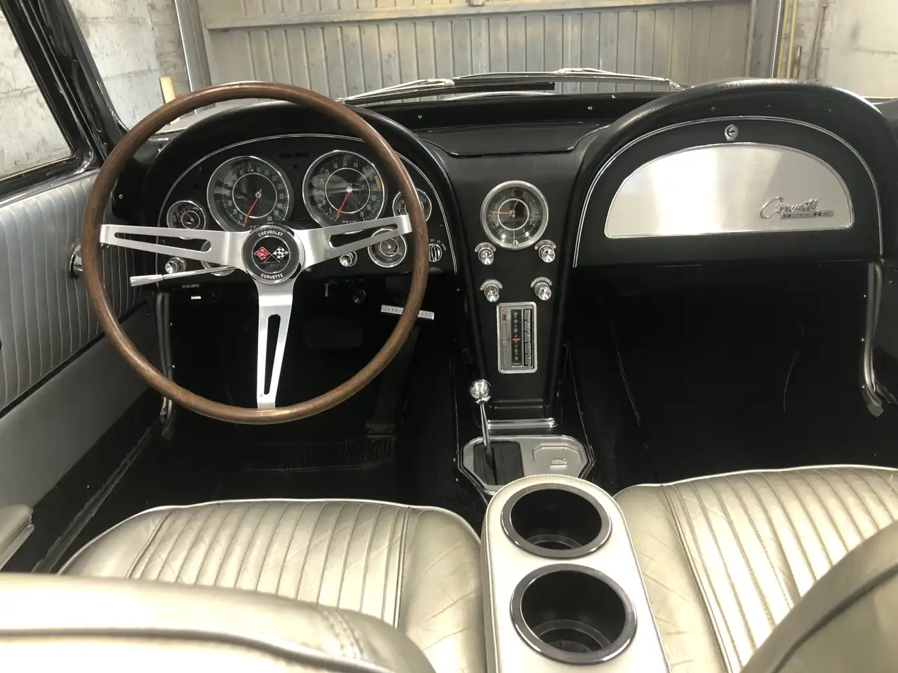Chevrolet Corvette C2 Cabriolet (1964) silver on silver: wonderful!, foto 4