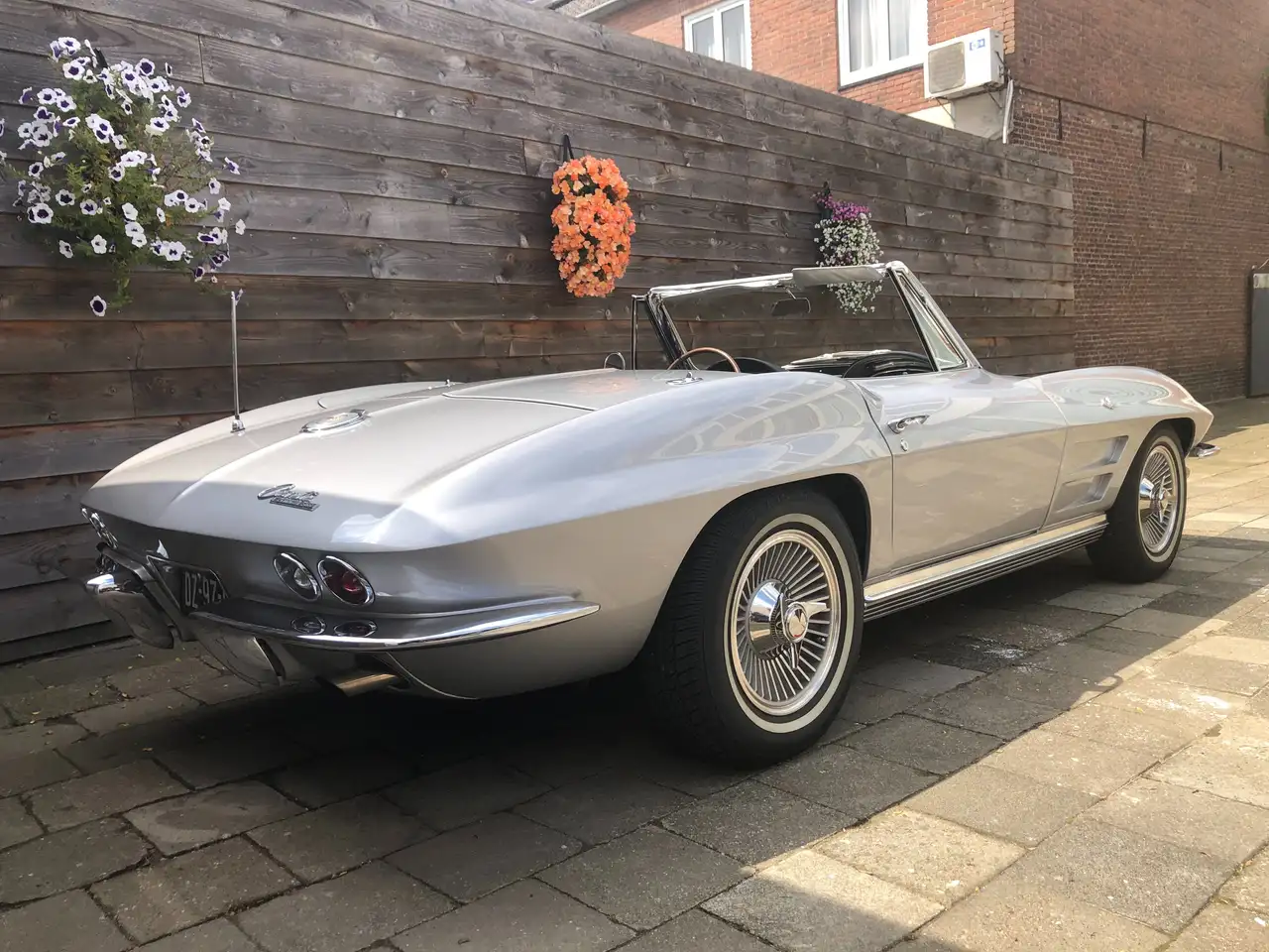 Chevrolet Corvette C2 Cabriolet (1964) silver on silver: wonderful!, foto 5