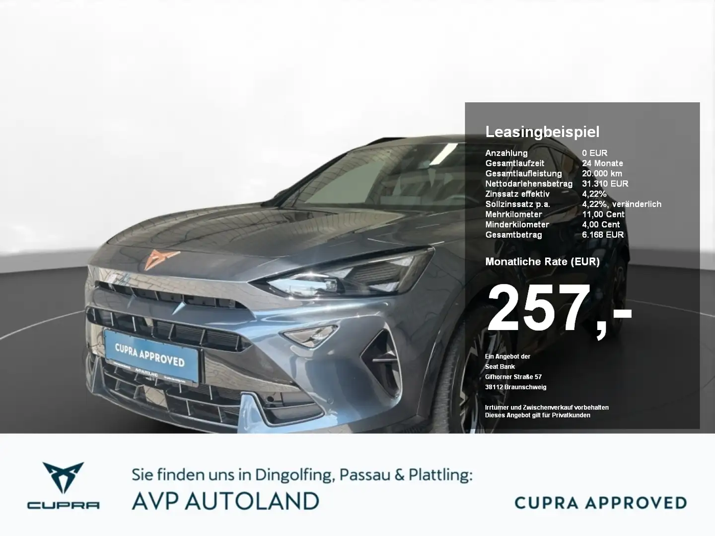 CUPRA Formentor 1.5 eTSI DSG Facelift | NAVI | ACC | Gri - 1