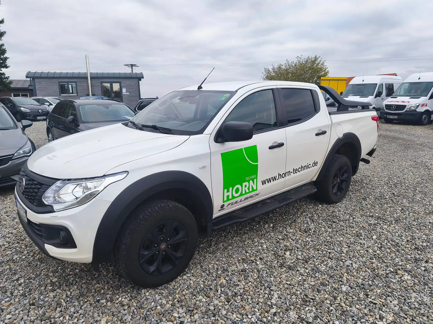 Fiat Fullback Double Cab Cross Plus inkl.AHK in gepflegtem Zustand aus 1. Hand. Weiß - 1