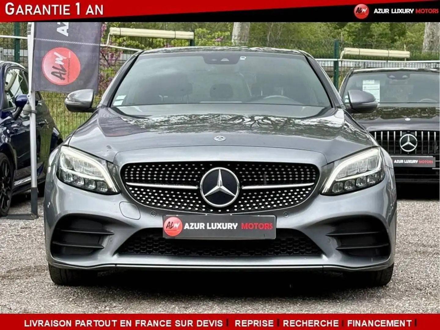 Mercedes-Benz C 180 IV (2) 180 AMG LINE 9G-TRONIC Gris - 2
