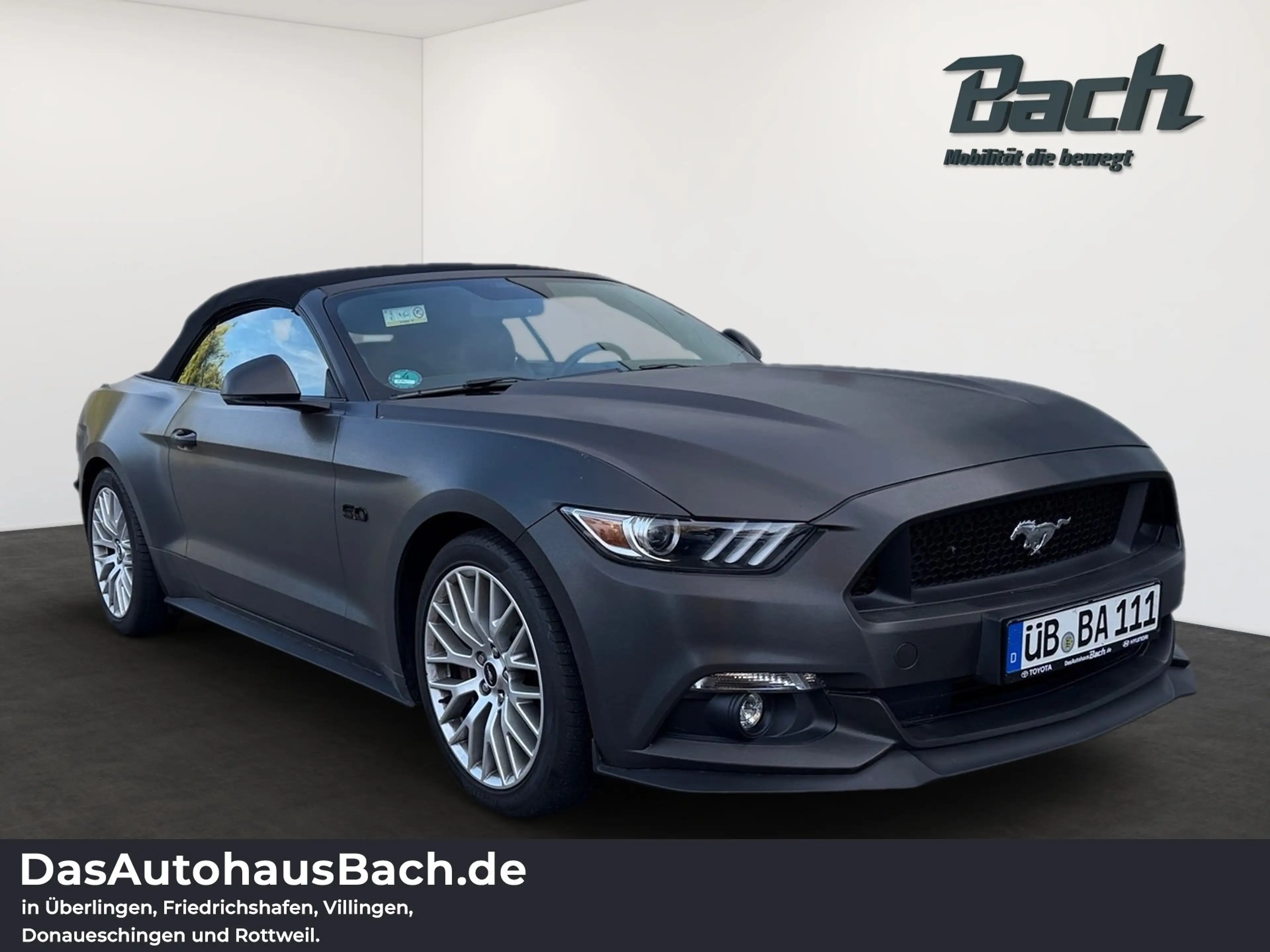 Ford Mustang 5.0 Ti-VCT V8 GT Convertible 2xKlima+AUT — photo 2
