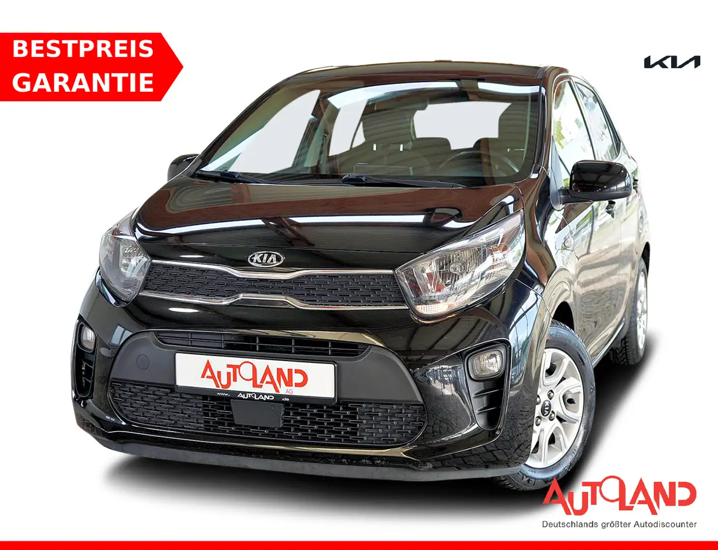 Kia Picanto 1.0 Dream Team Lenkradheizung Klima Navi Schwarz - 1