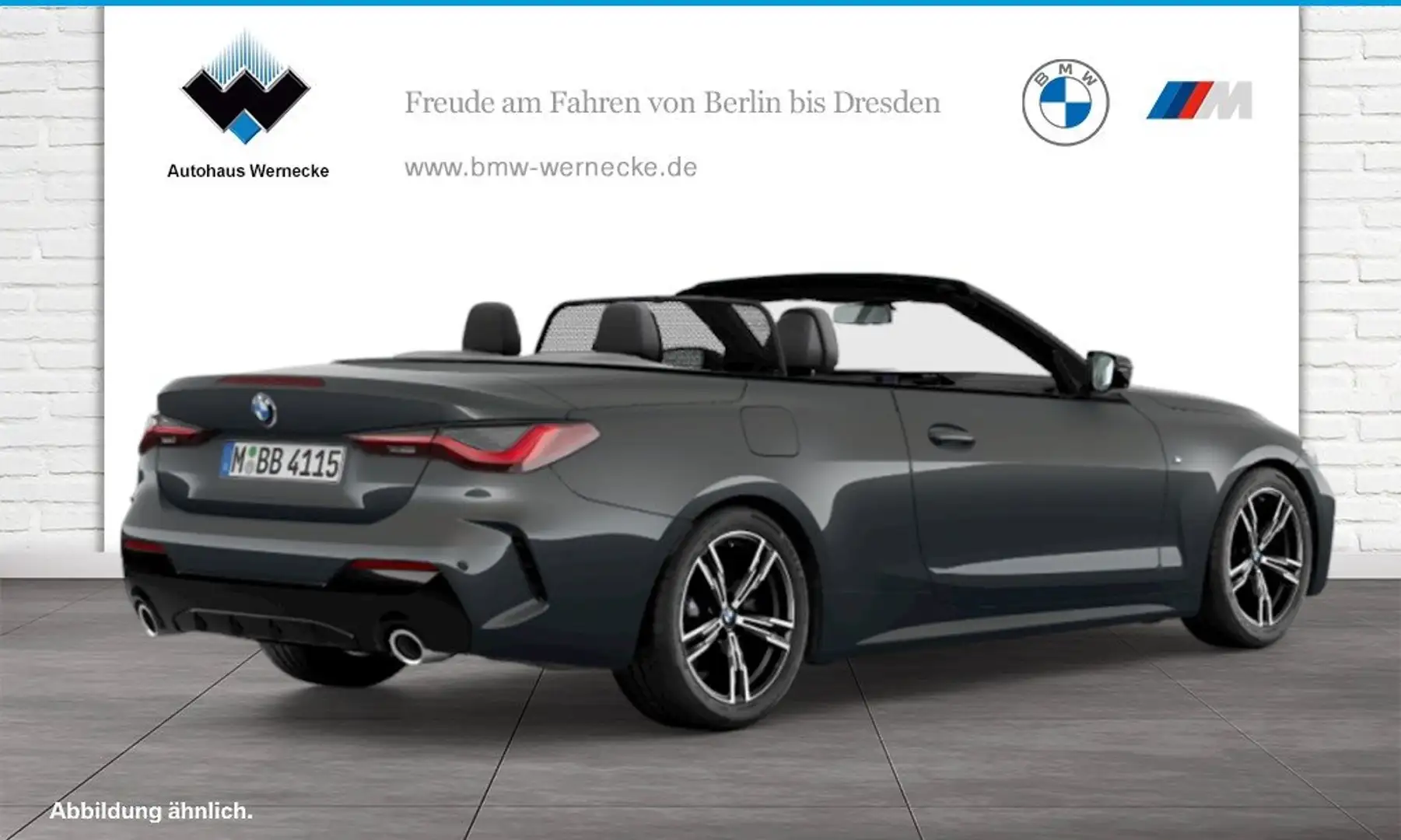 BMW 420 d Cabrio M Sportpaket DAB Komfortzg. Shz Gris - 2
