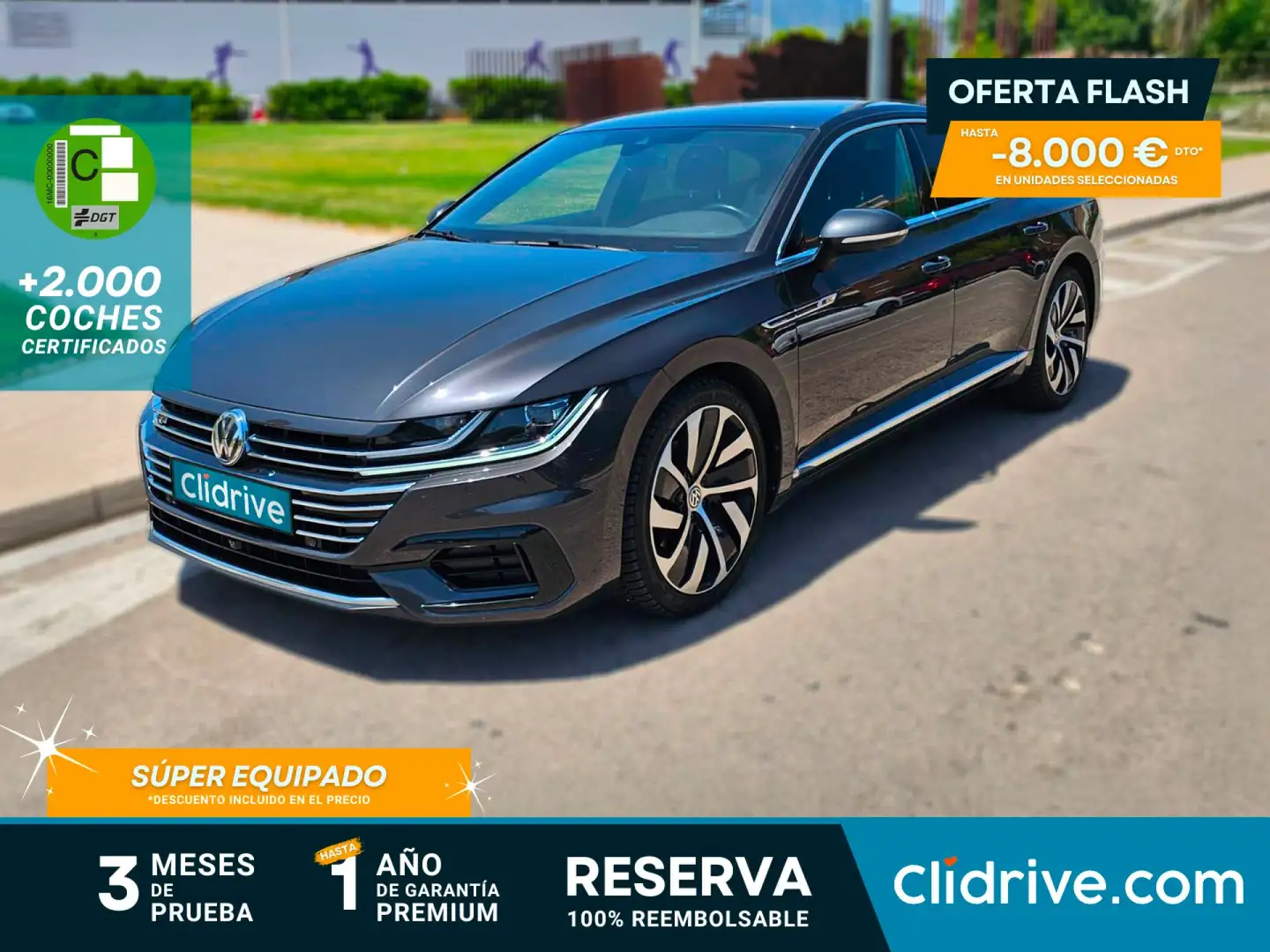 Volkswagen Arteon 2.0TDI R-Line DSG7 110kW Gris - 1