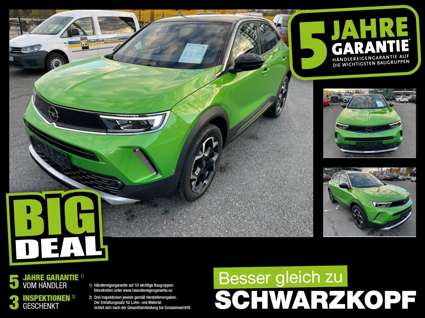 Opel Mokka 1.2T Fin. ab 2,99% Alcantara+LED+Navi Vert - 1