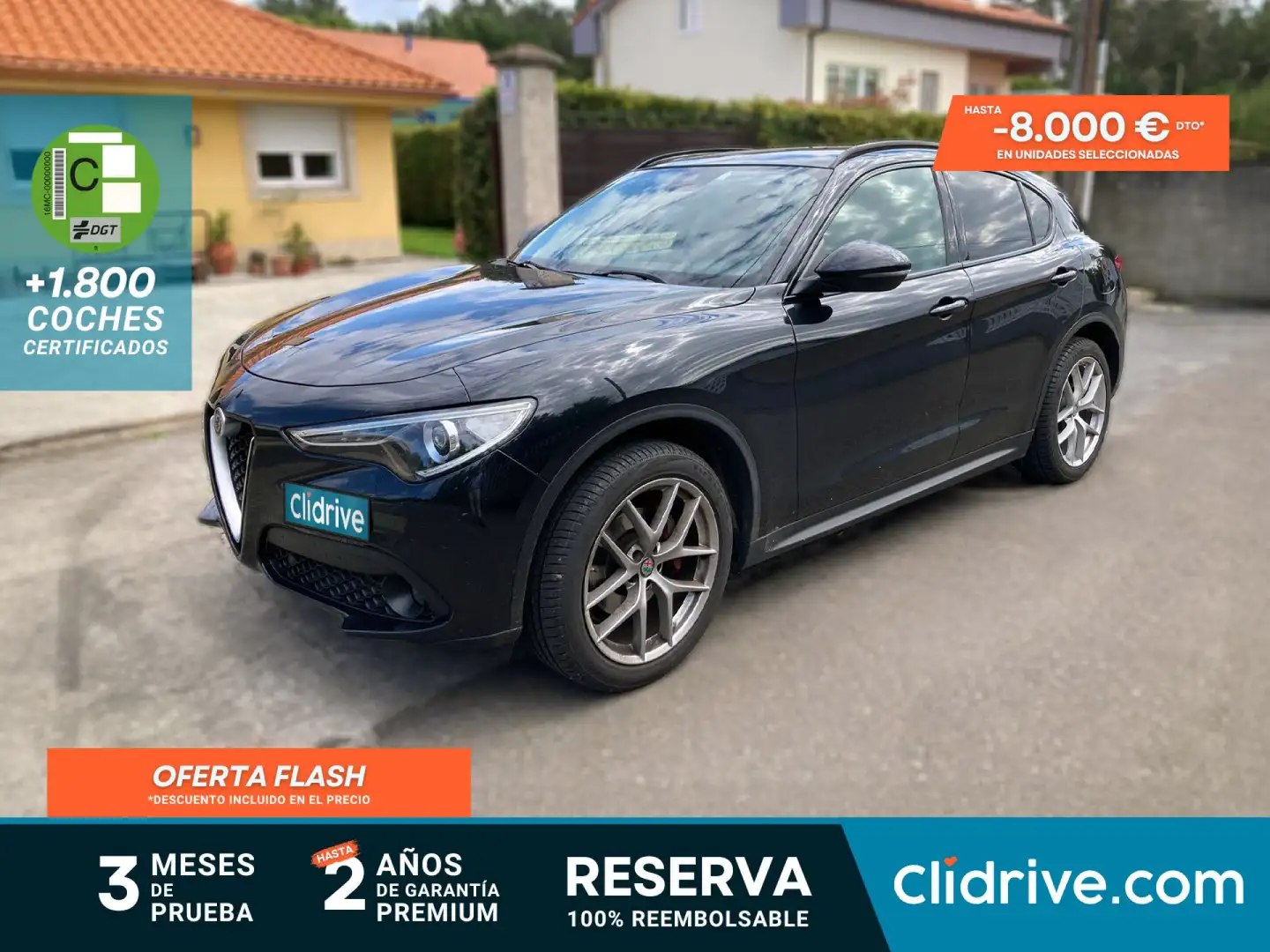 Alfa Romeo Stelvio 2.2 Diésel 154kW (210CV) Executive Q4 Negro - 1