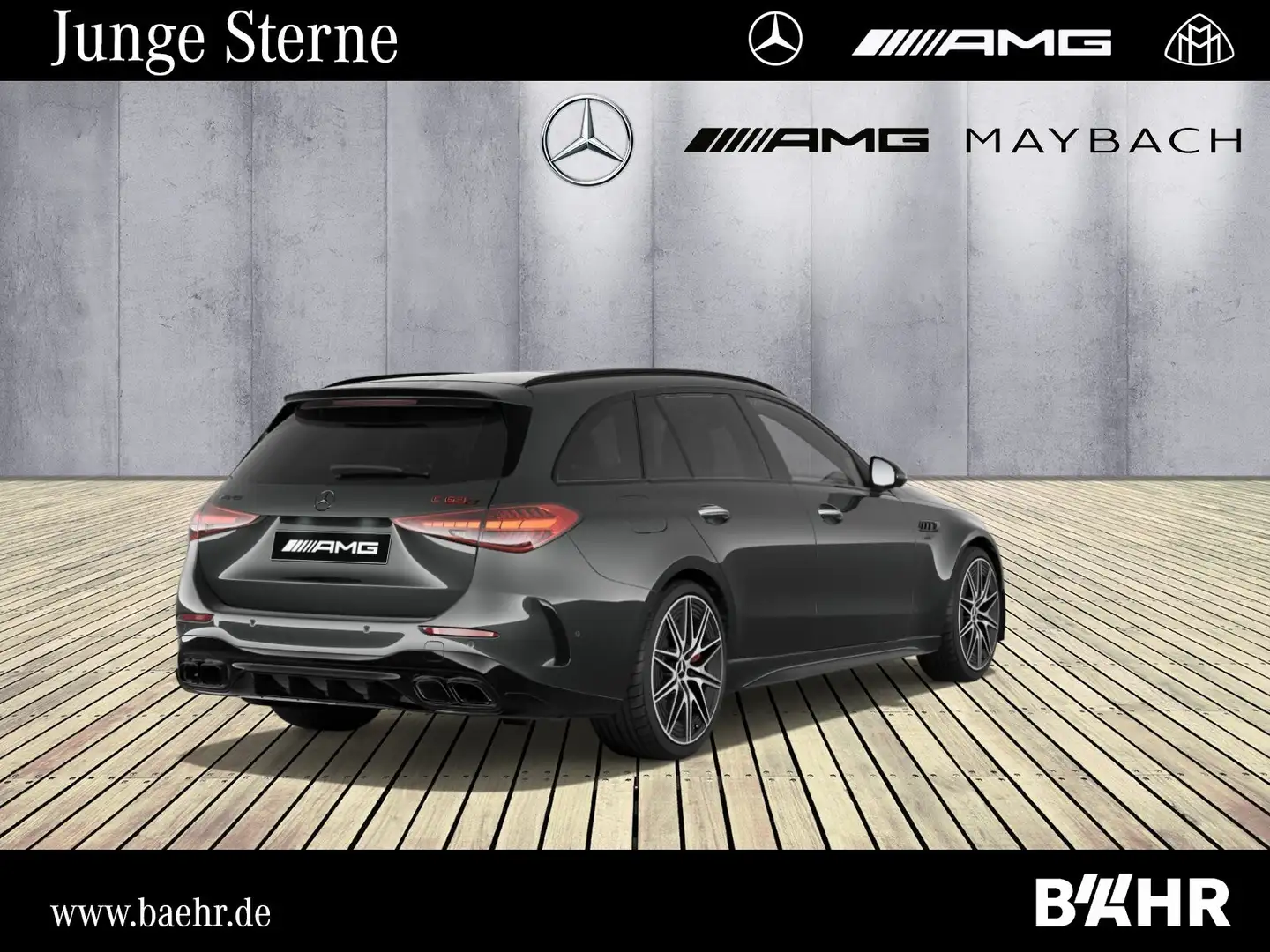 Mercedes-Benz C 63 AMG C 63 AMG S E Performance T Night/Pano/Burmester Grau - 2
